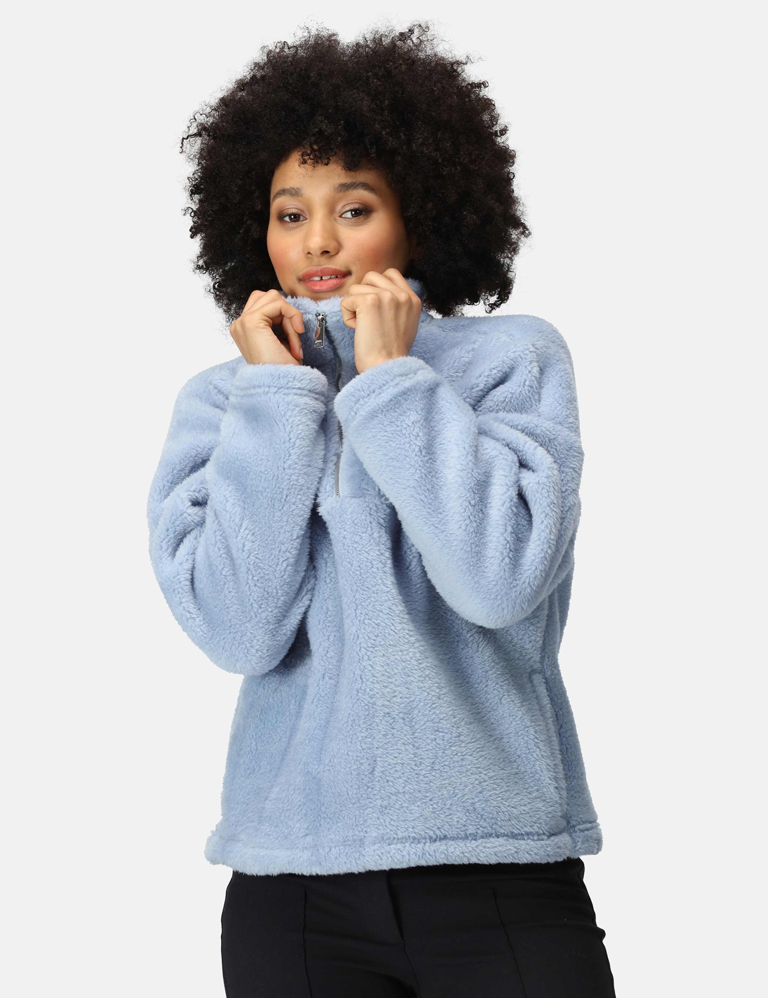 Zeeke Fluffy Funnel Neck Fleece 5 of 7