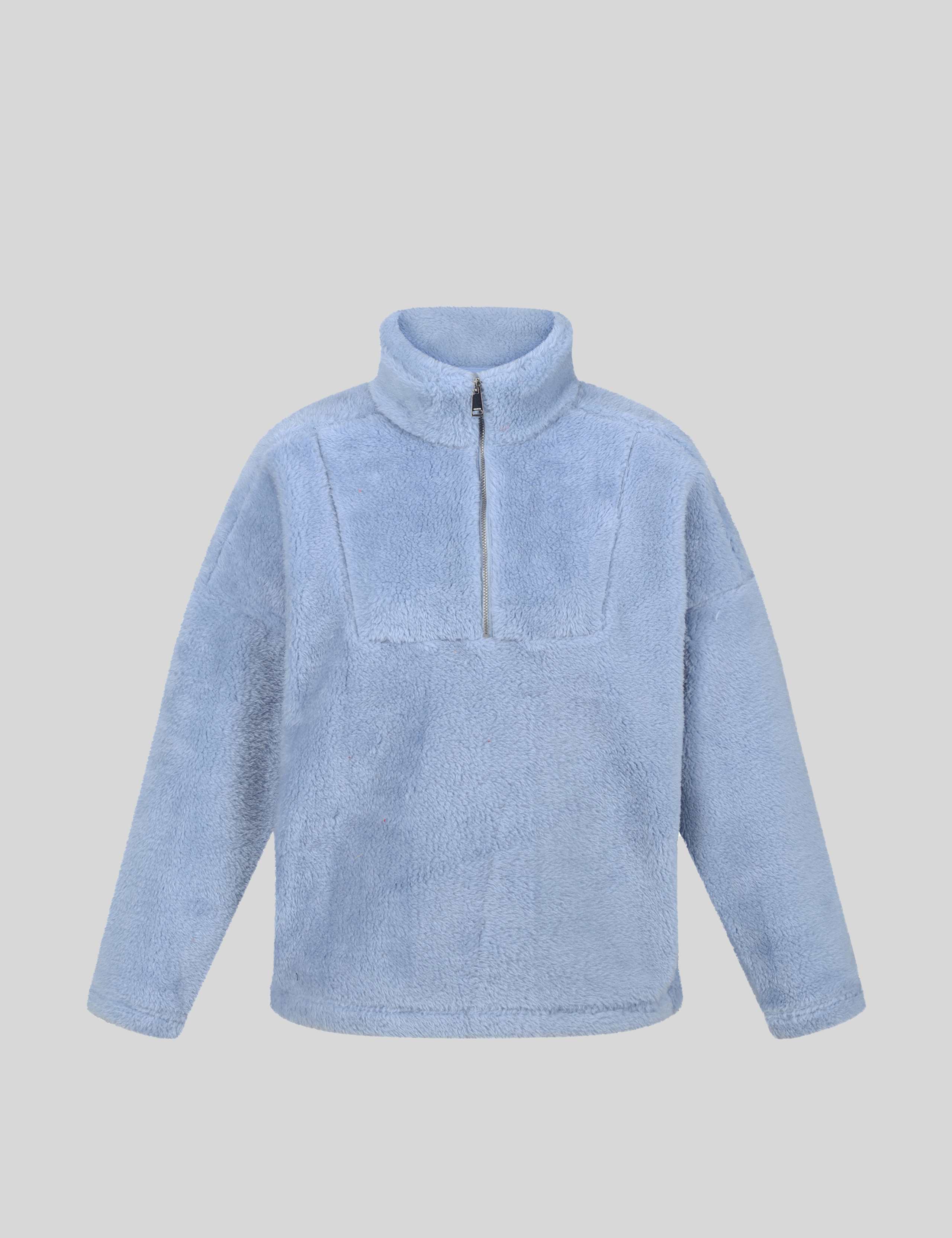 Zeeke Fluffy Funnel Neck Fleece 2 of 7