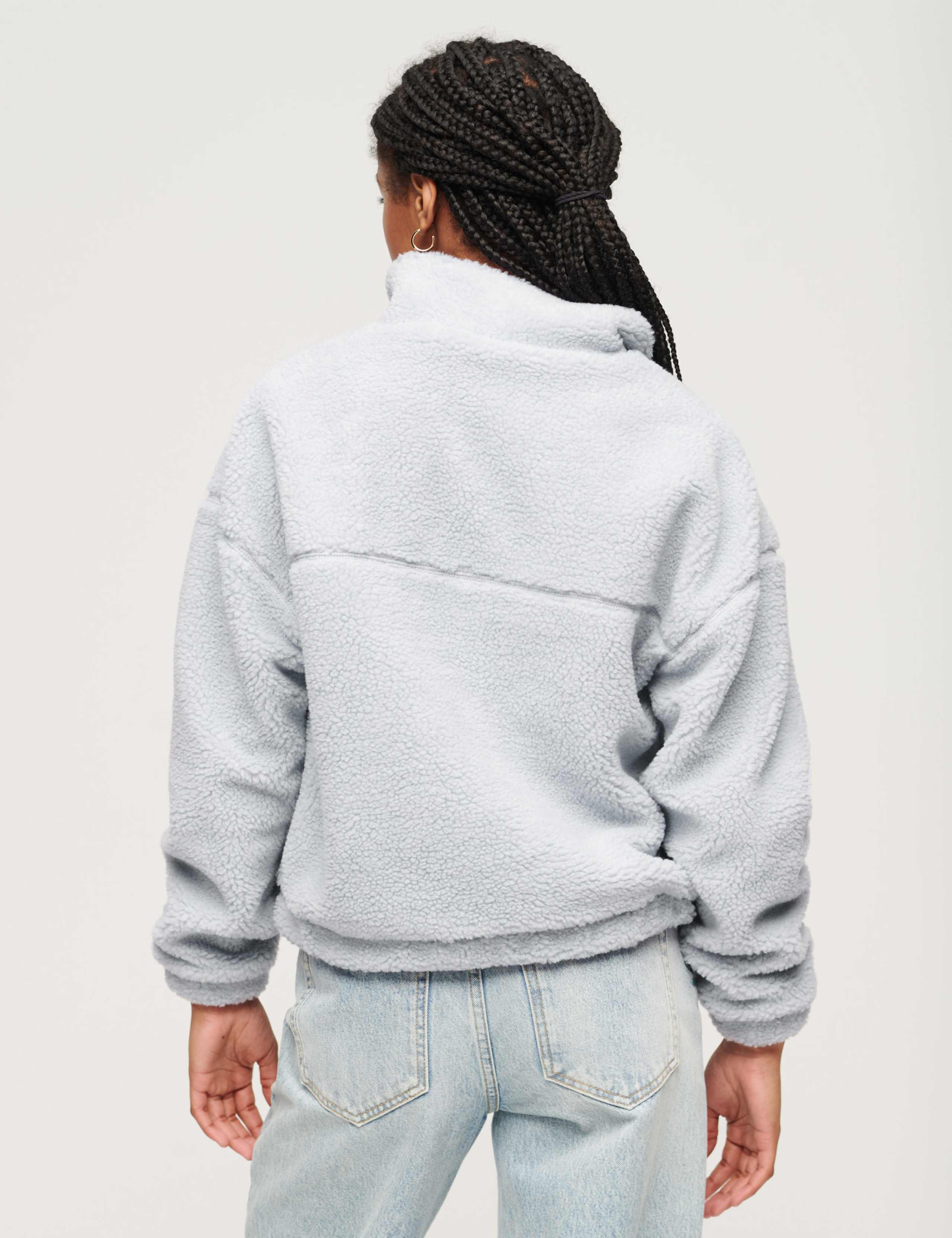 Embroidered Half Zip Sweatshirt 3 of 3