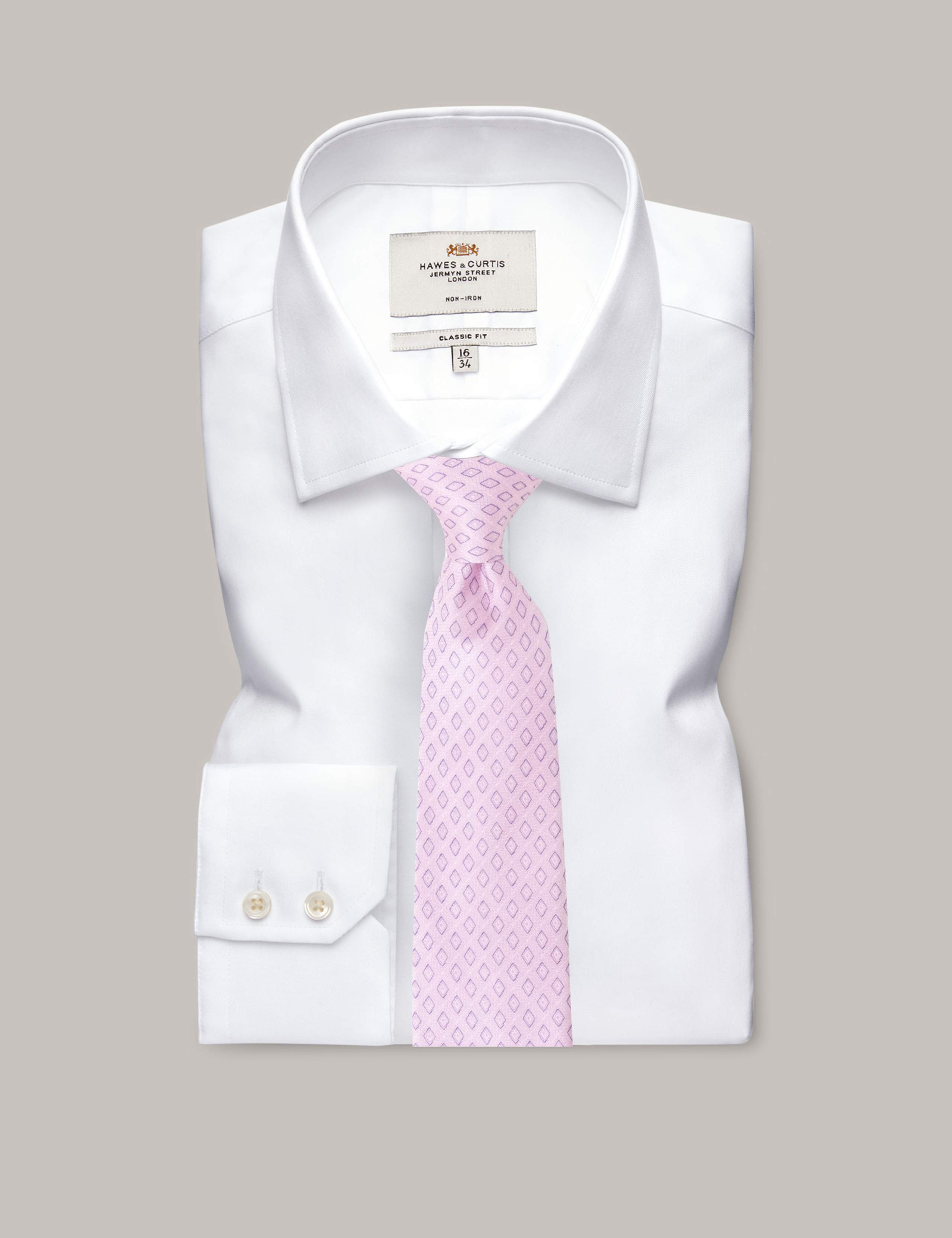 Geometric Pure Silk Tie 2 of 3