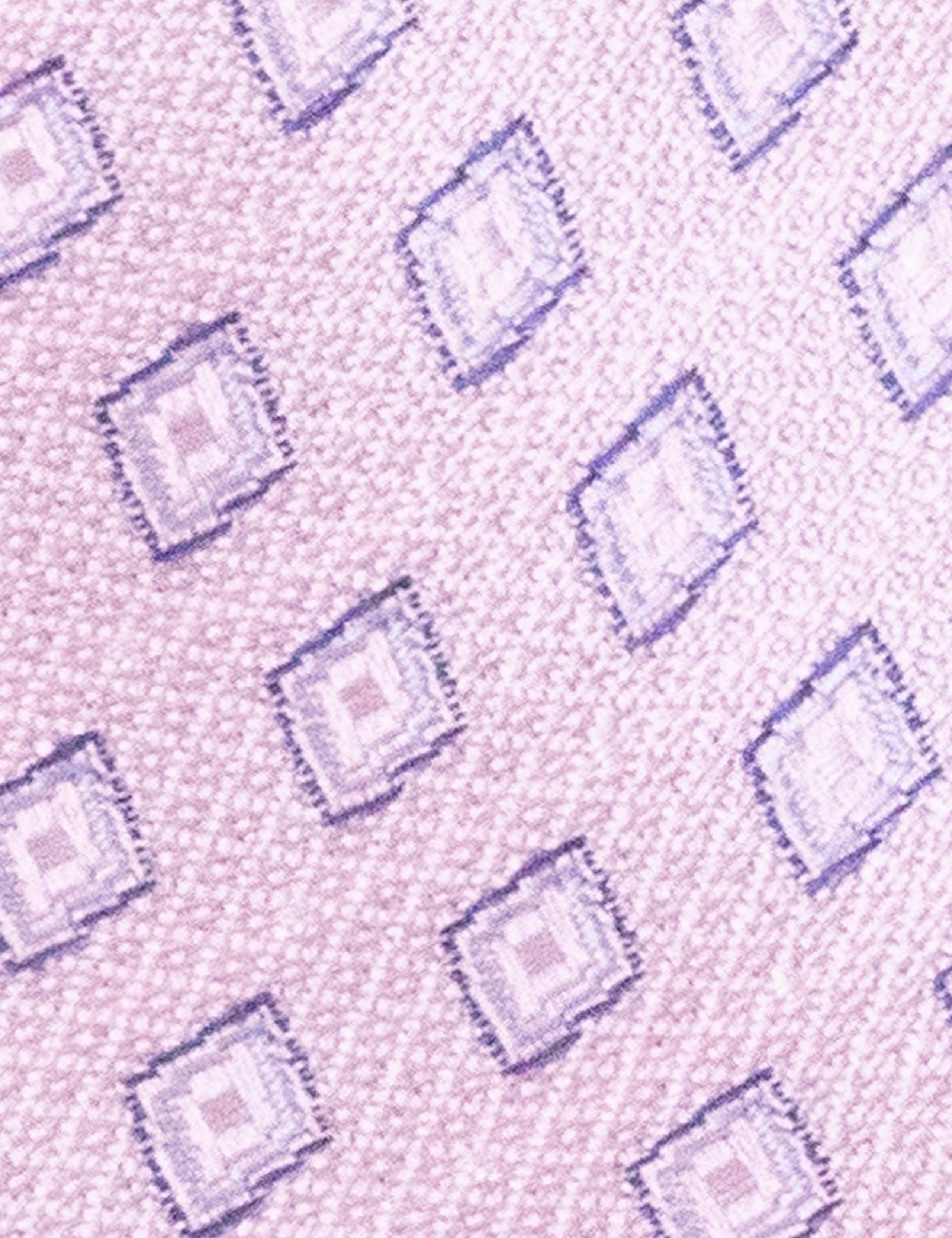 Geometric Pure Silk Tie 3 of 3