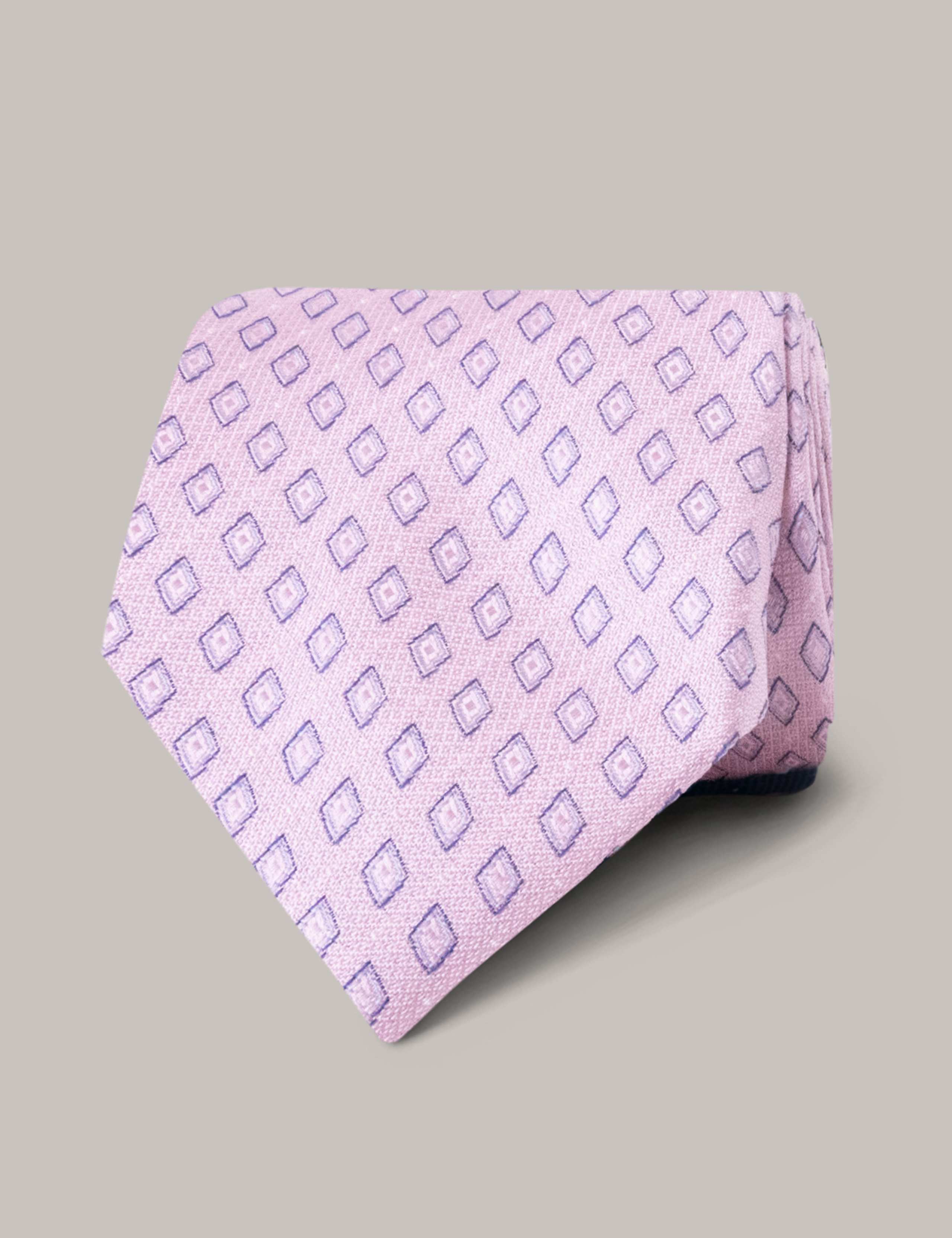 Geometric Pure Silk Tie 1 of 3
