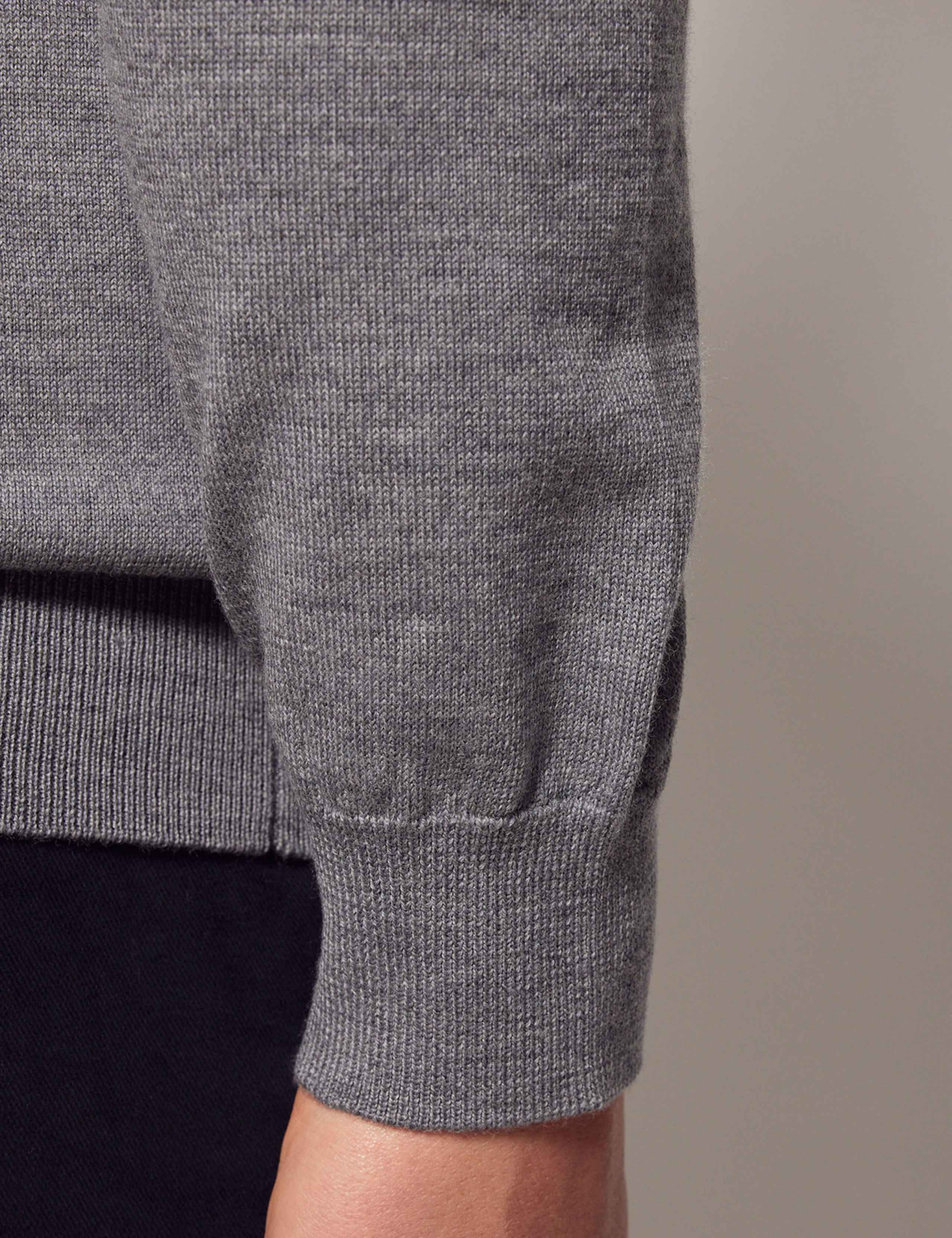 Pure Merino Wool Crew Neck Jumper 6 of 6