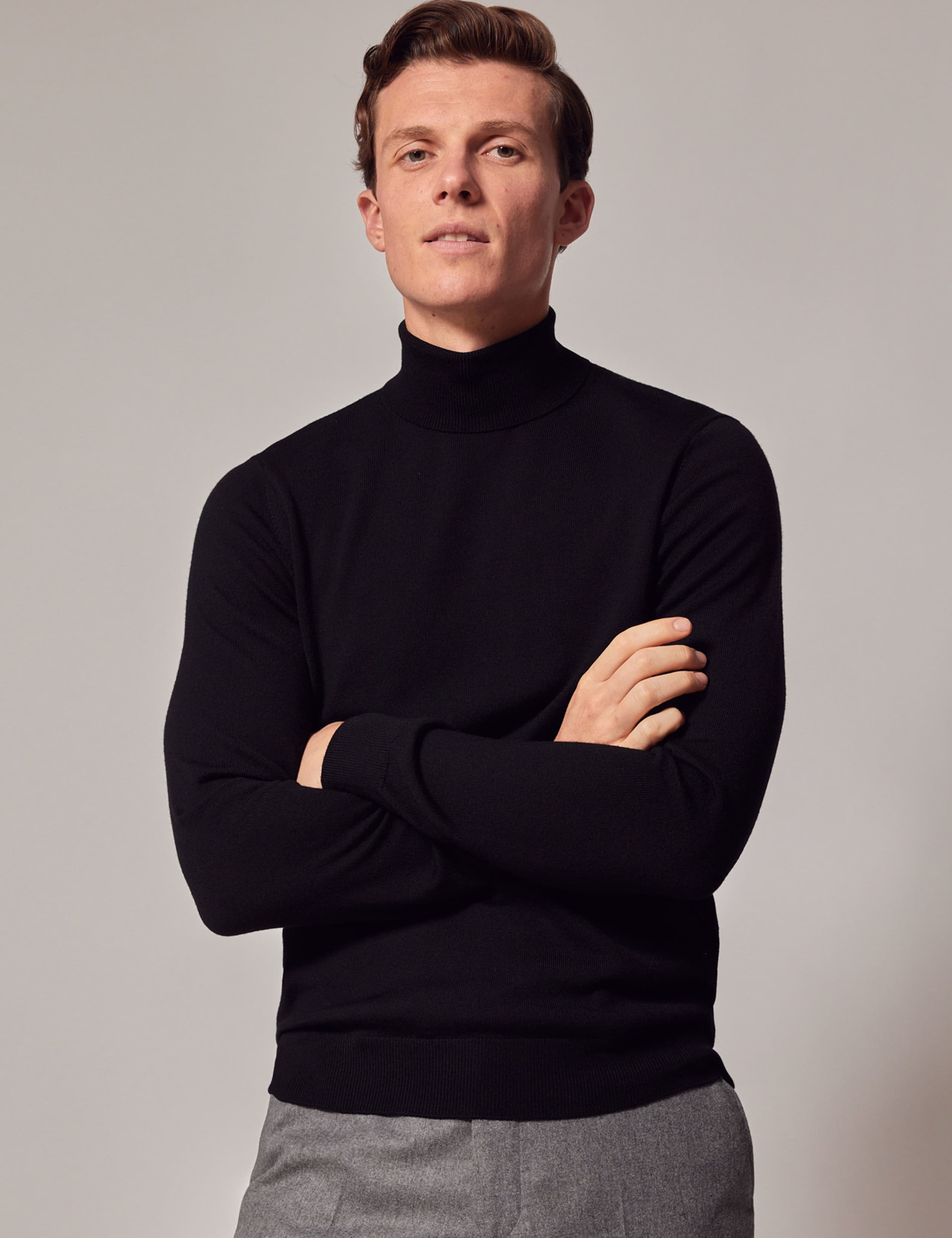 Pure Merino Wool Roll Neck Jumper 5 of 7