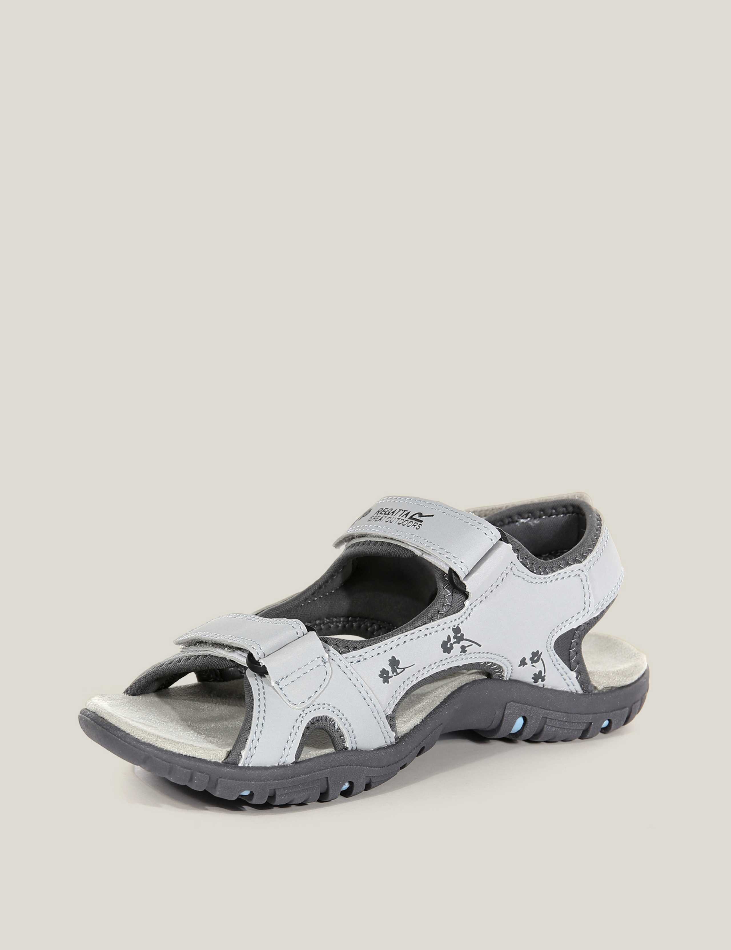 Lady Haris Floral Footbed Walking Sandals Regatta M&S