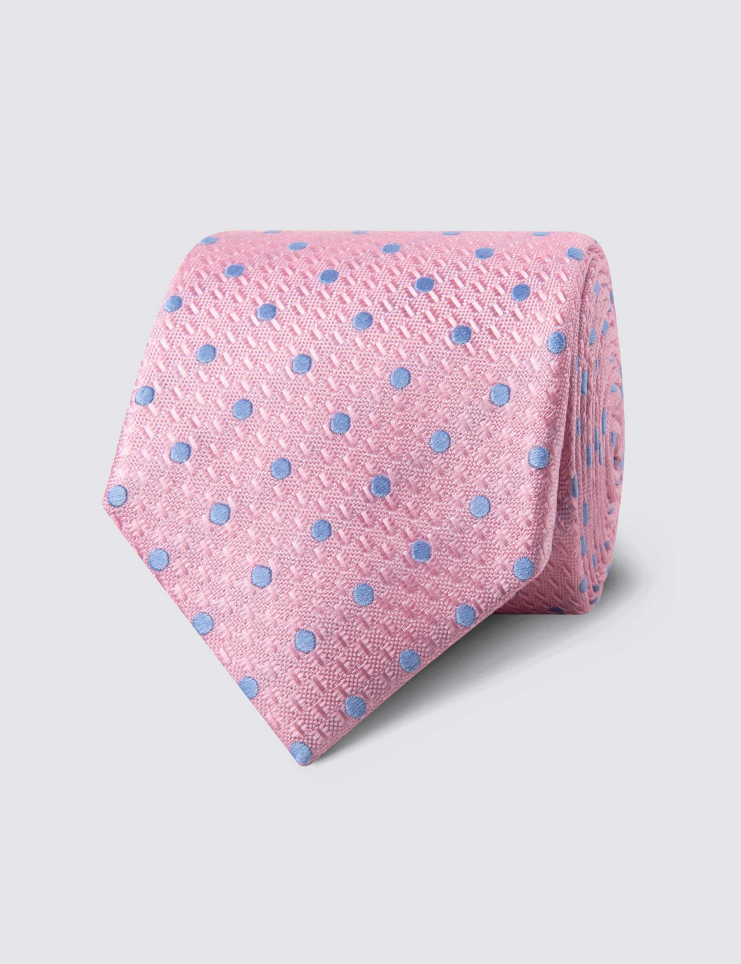 Polka Dot Pure Silk Tie 1 of 3