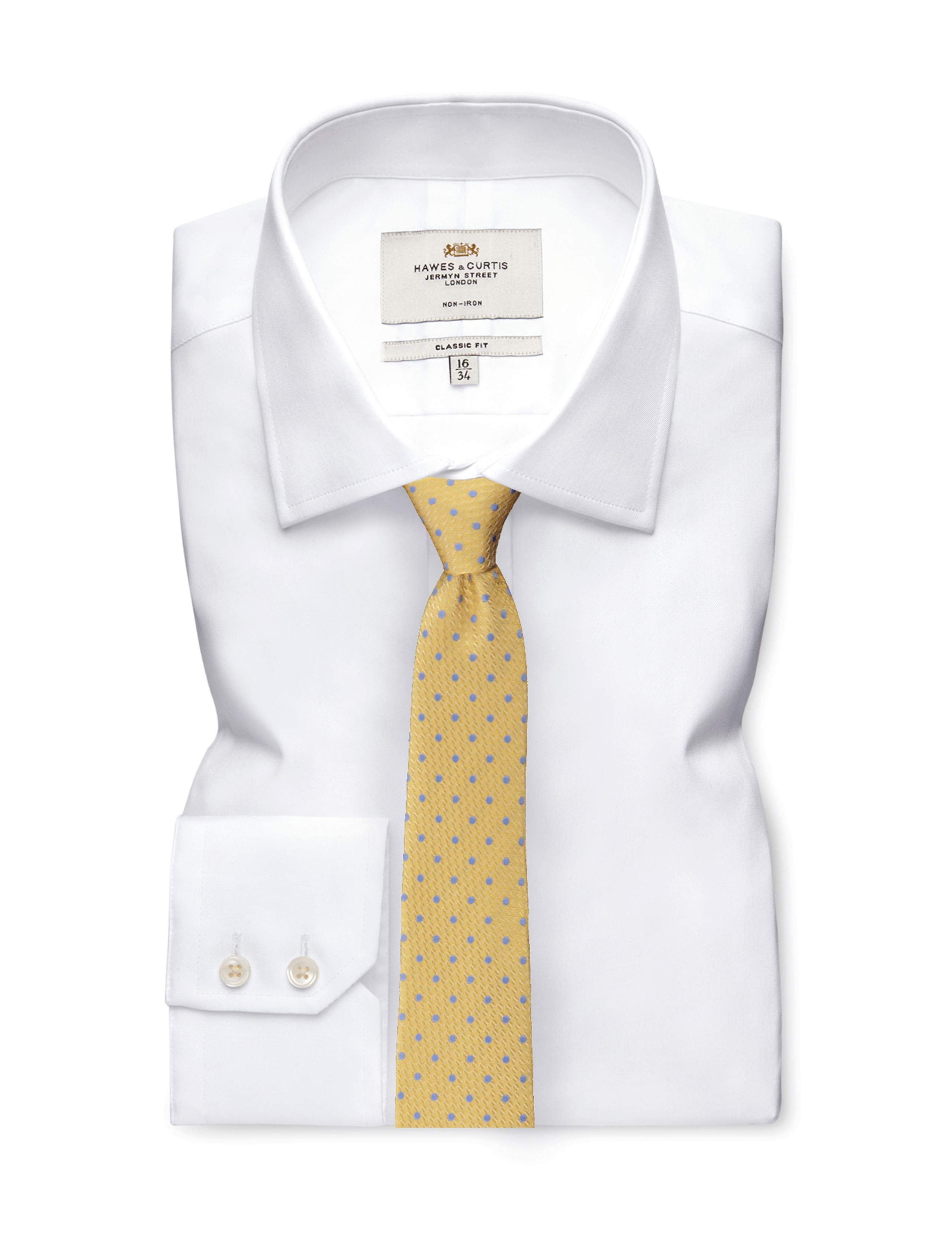 Polka Dot Pure Silk Tie 3 of 3