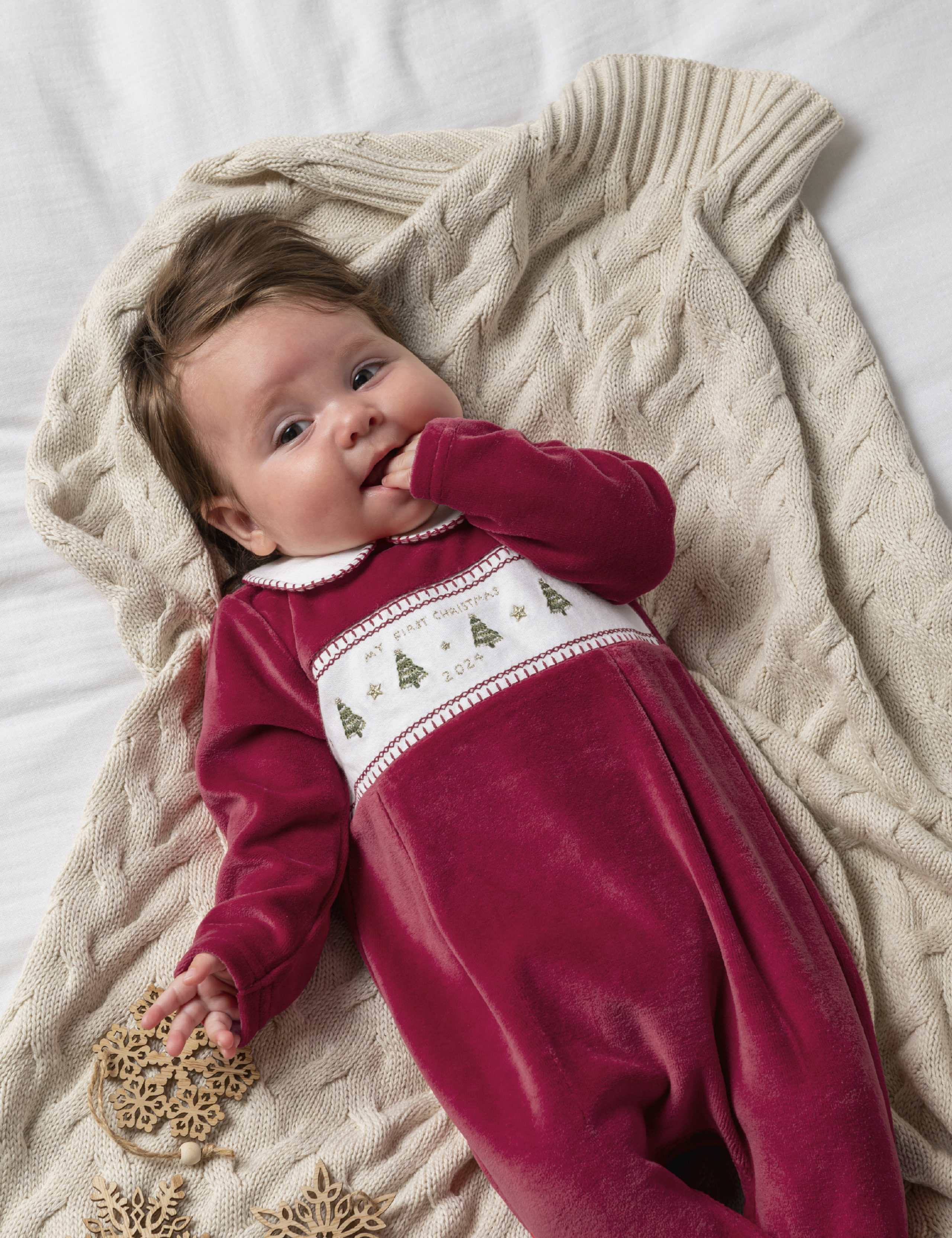 Cotton Rich My First Christmas Sleepsuit (0-12 Mths) 3 of 4