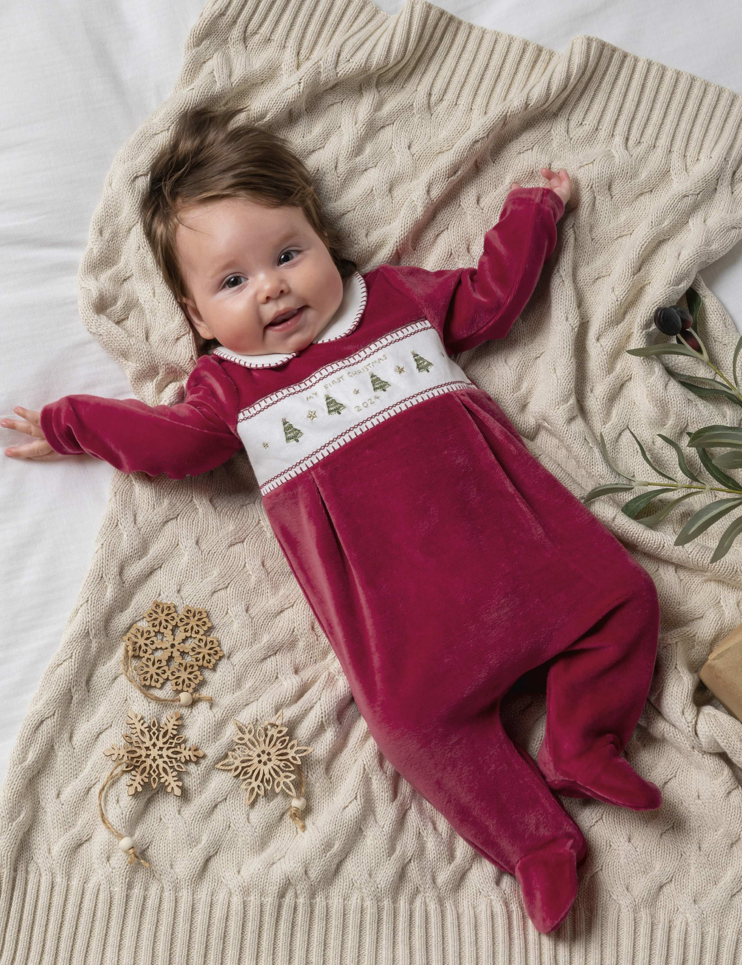 Cotton Rich My First Christmas Sleepsuit (0-12 Mths) 4 of 4