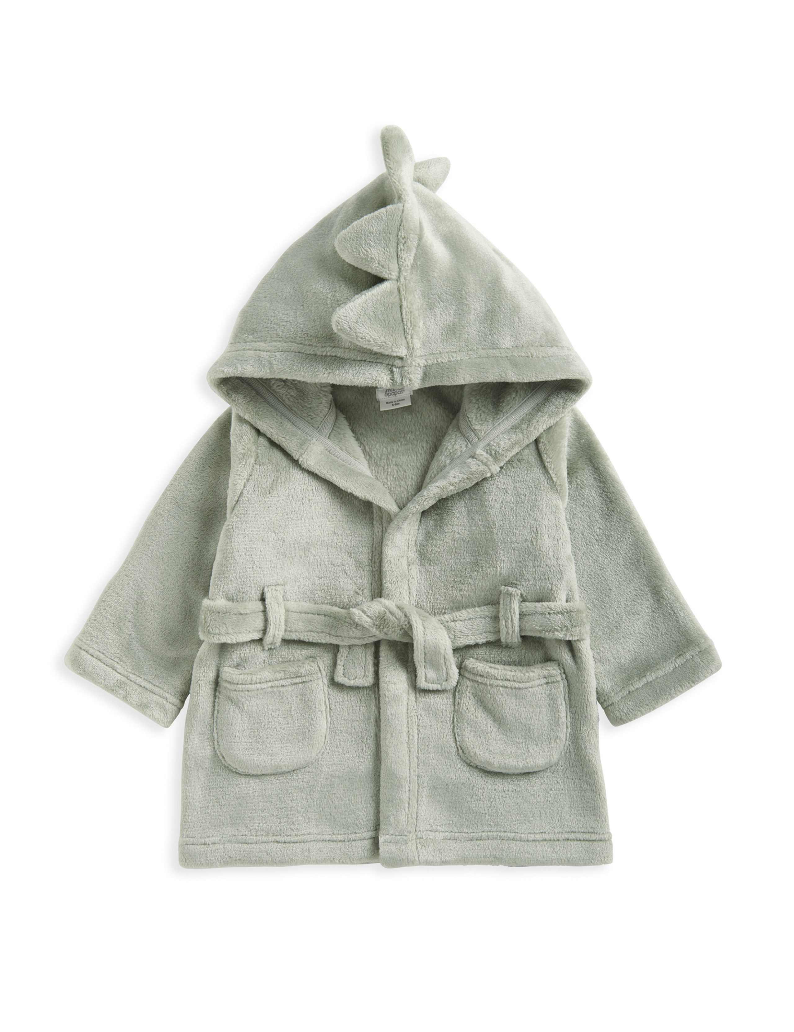 Hooded Dinosaur Dressing Gown (6 Mths-3 Yrs) 2 of 3