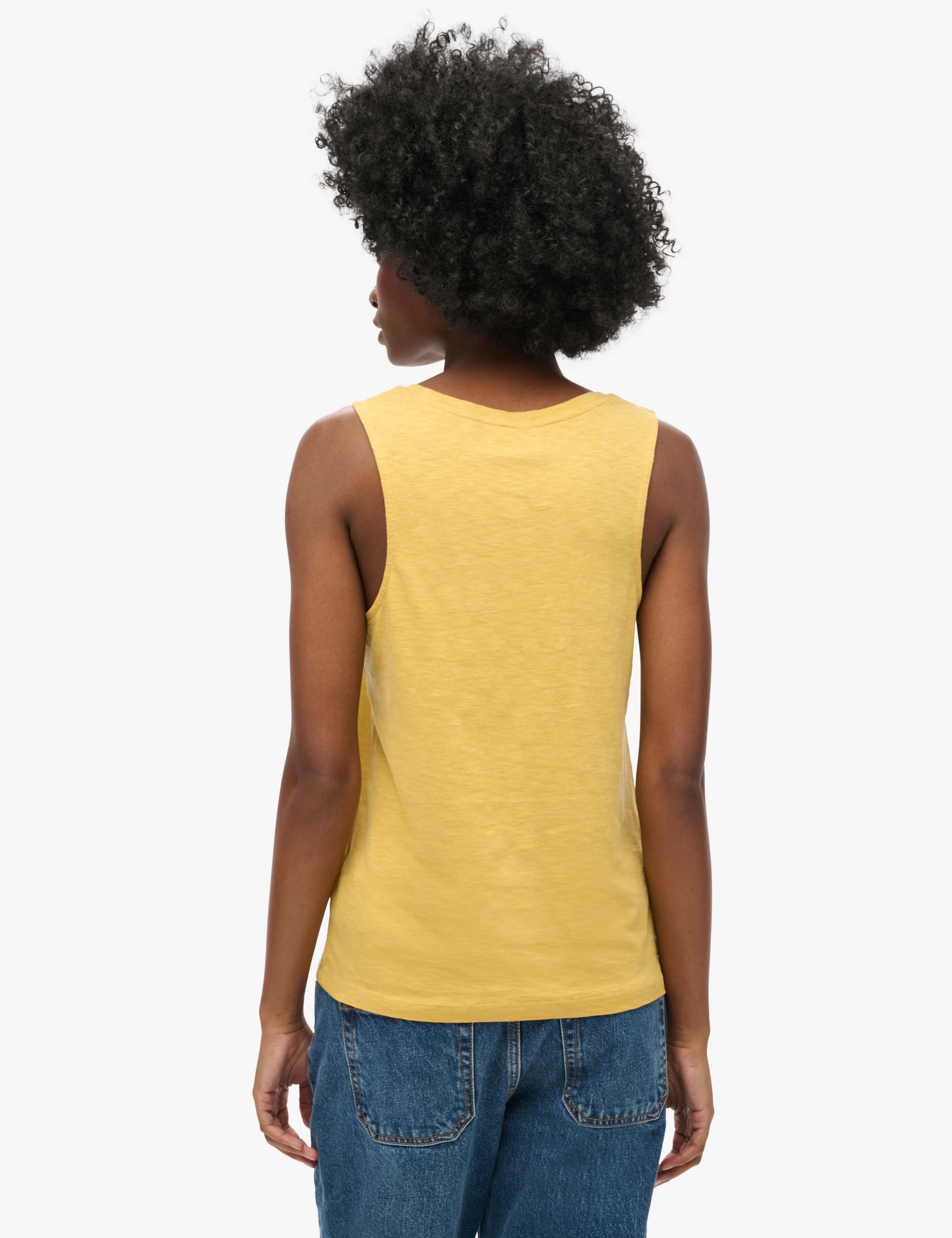 Cotton Rich Scoop Neck Tank Top 3 of 5