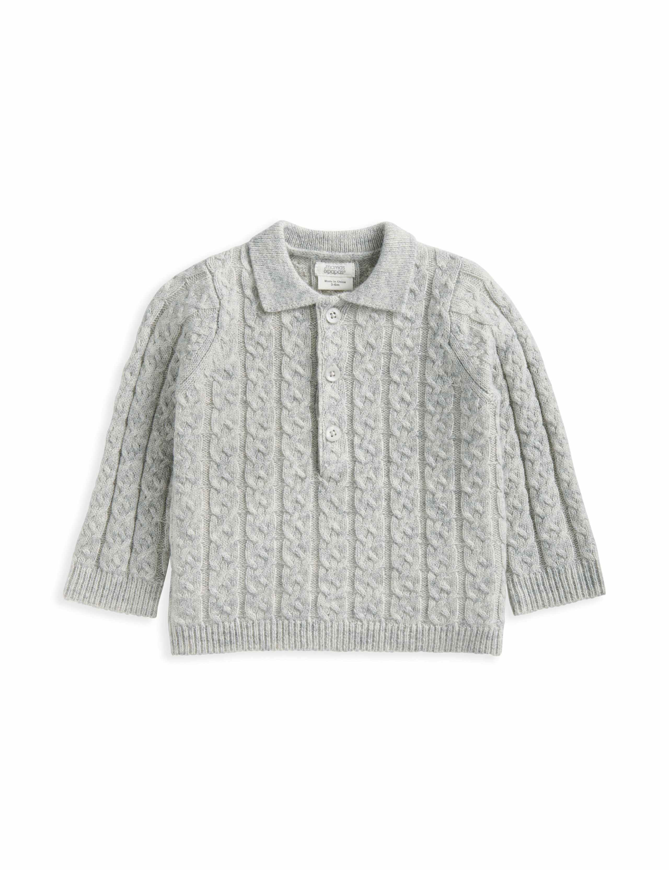 2pc Knitted Outfit with Wool (0-24 Mths) 4 of 5