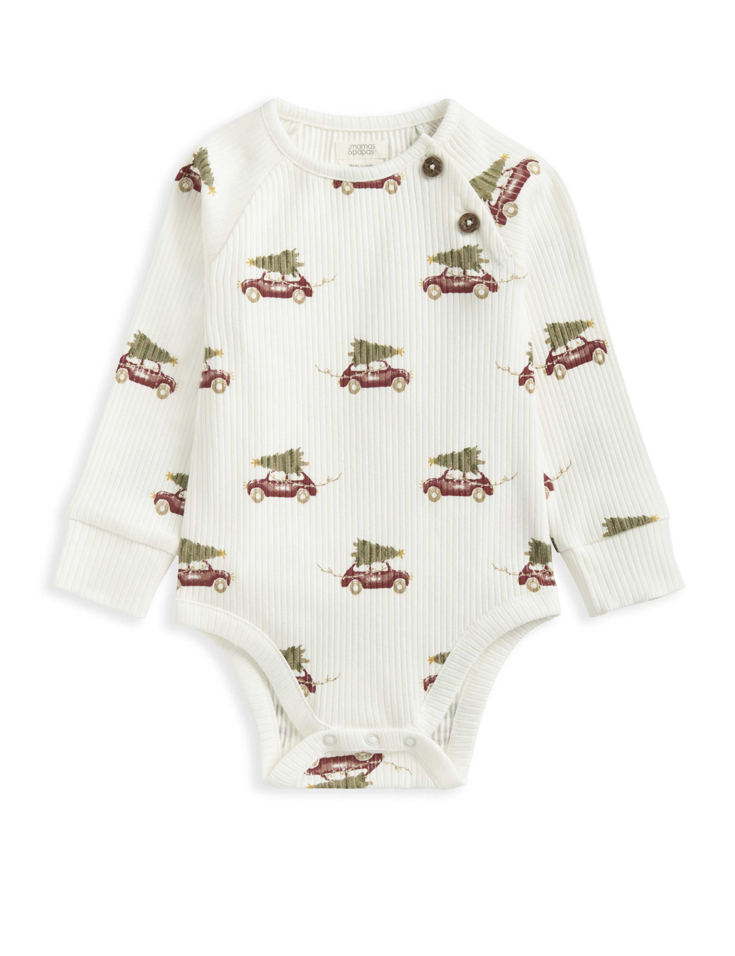 2pc Cotton Rich Car Print Outfit (0-24 Mths) 3 of 5
