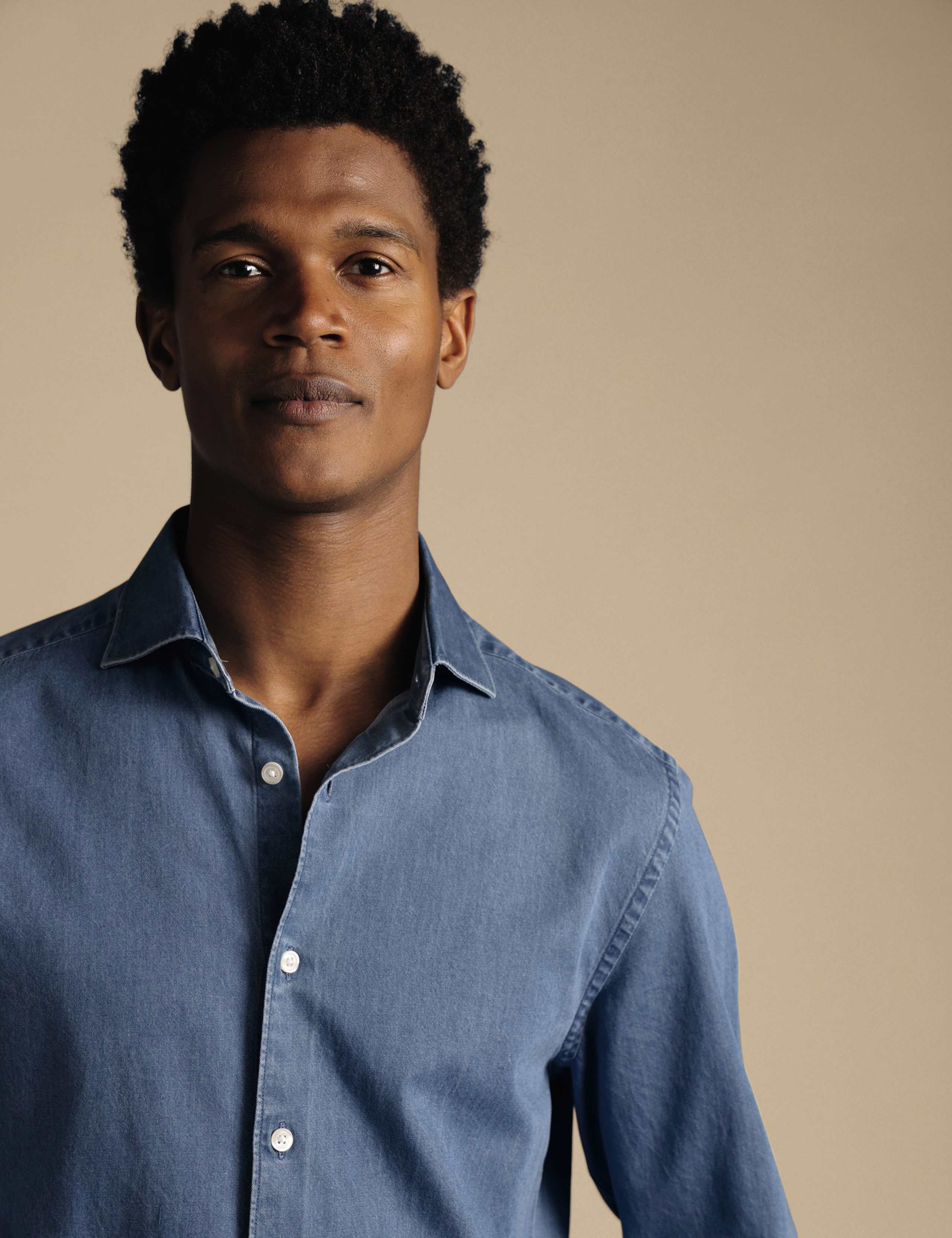 Slim Fit Denim Shirt 4 of 6