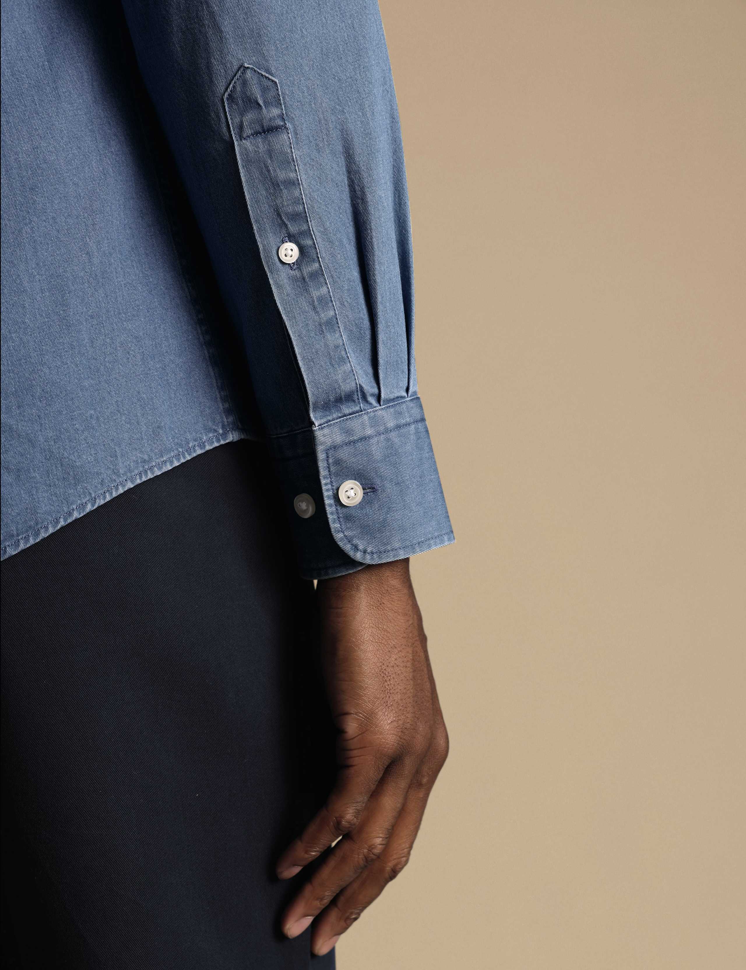 Slim Fit Denim Shirt 5 of 6