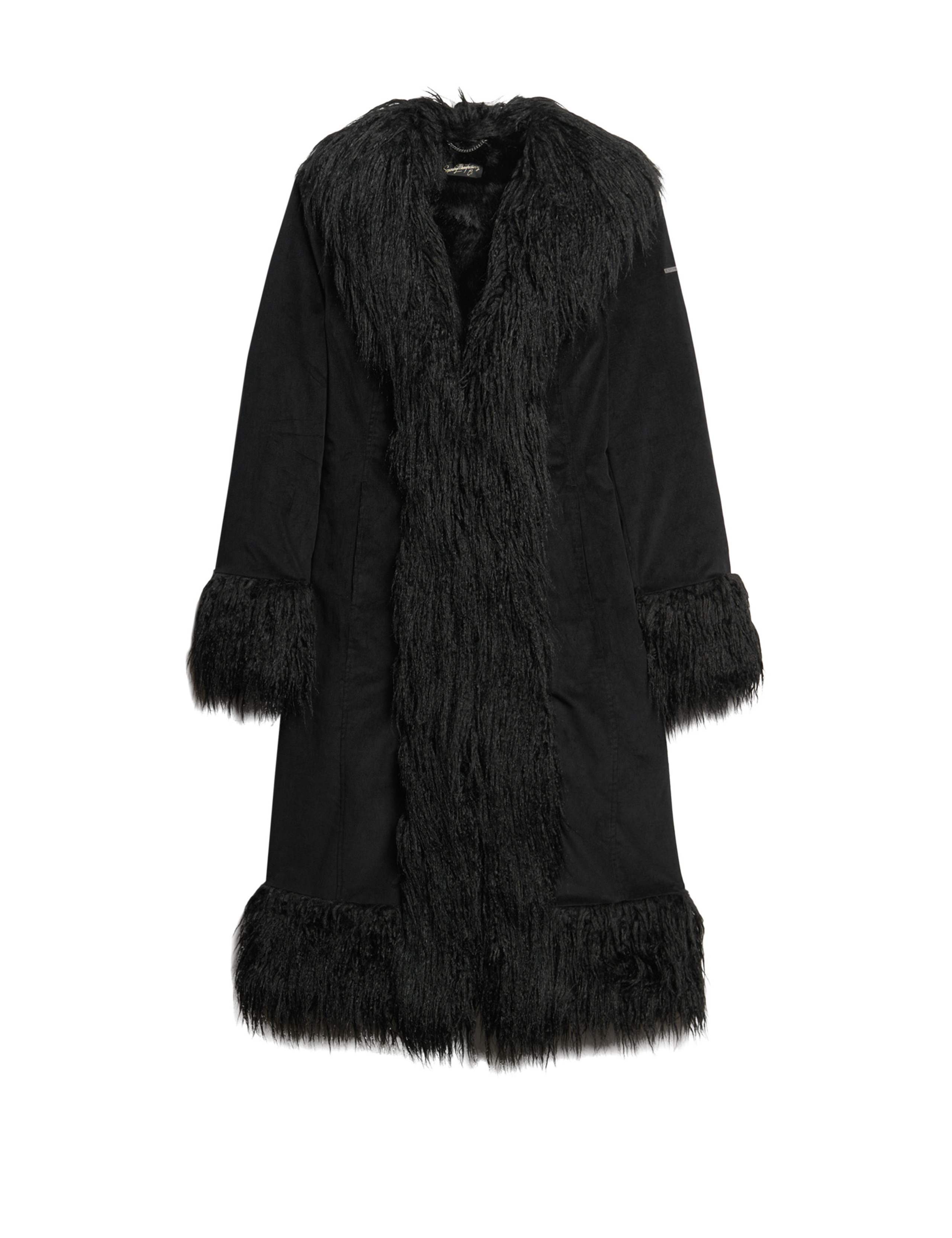 Faux Fur Lined Longline Coat 2 of 6
