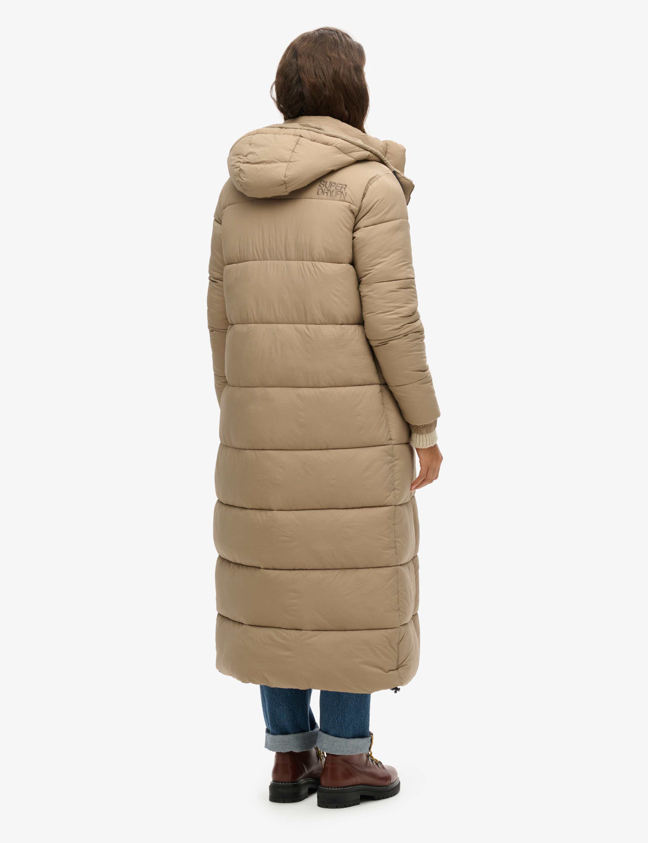 Hooded Relaxed Longline Puffer Coat 7 of 7