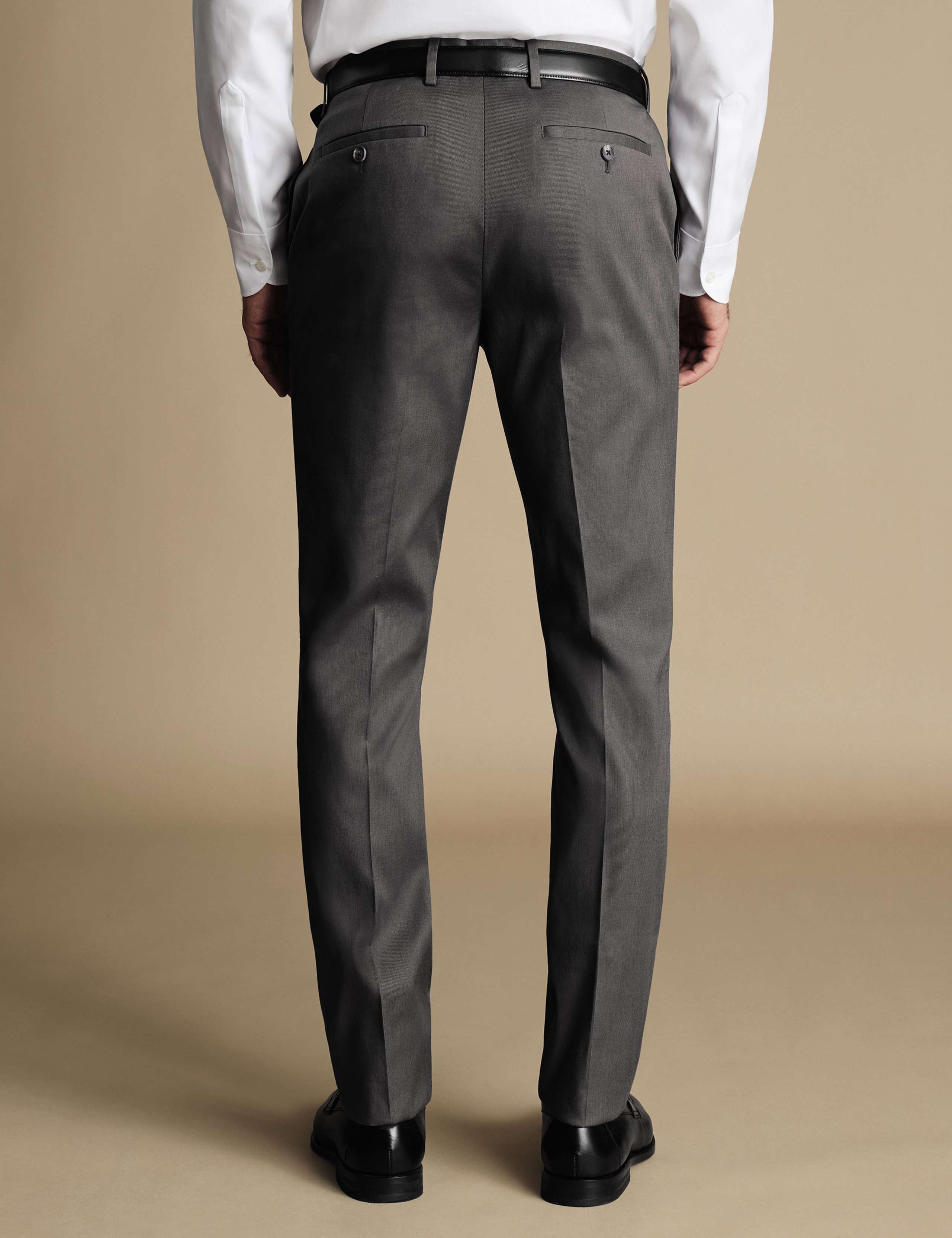Slim Fit Cotton Rich Textured Trousers 4 of 5