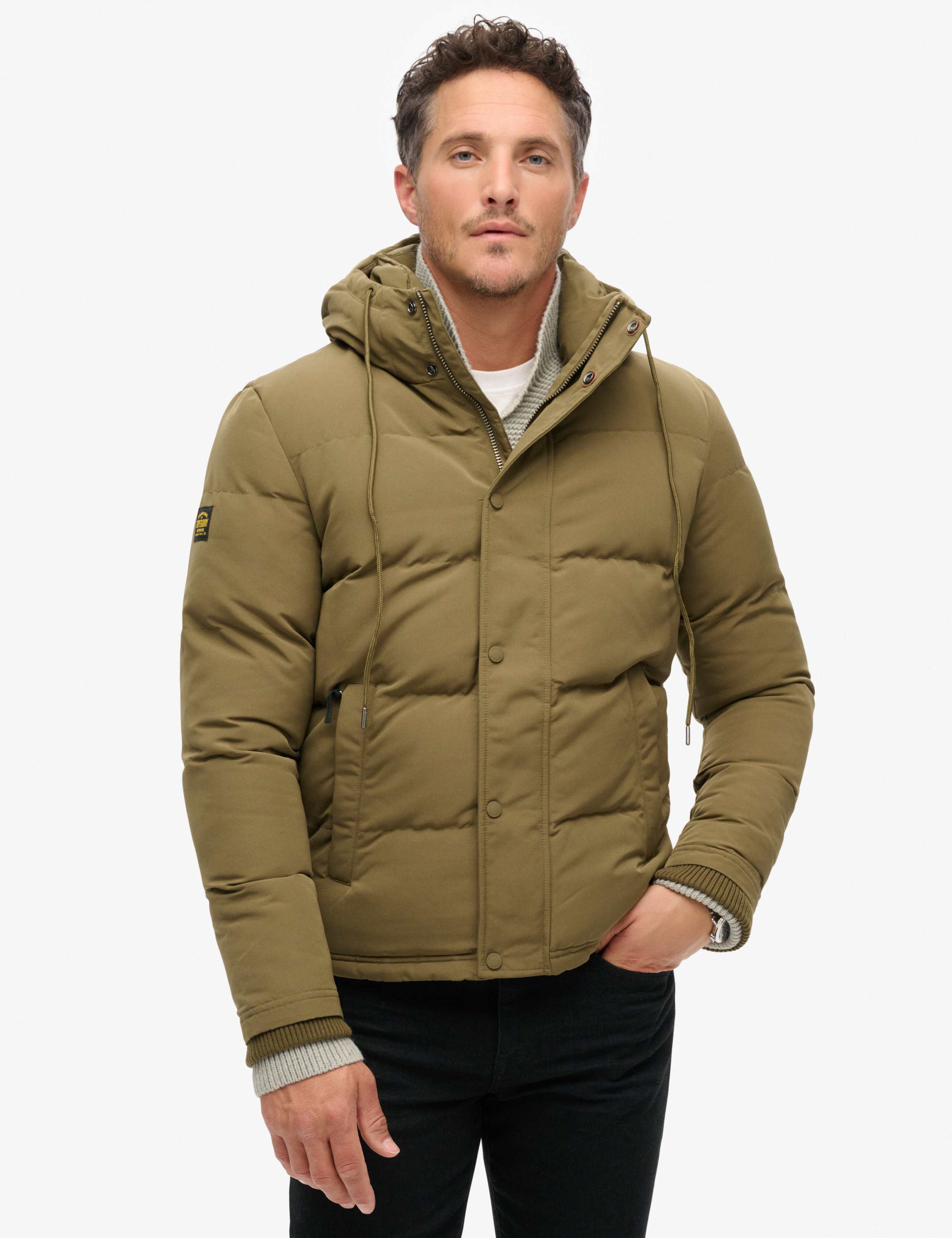 Hooded Padded Puffer Jacket 1 of 7