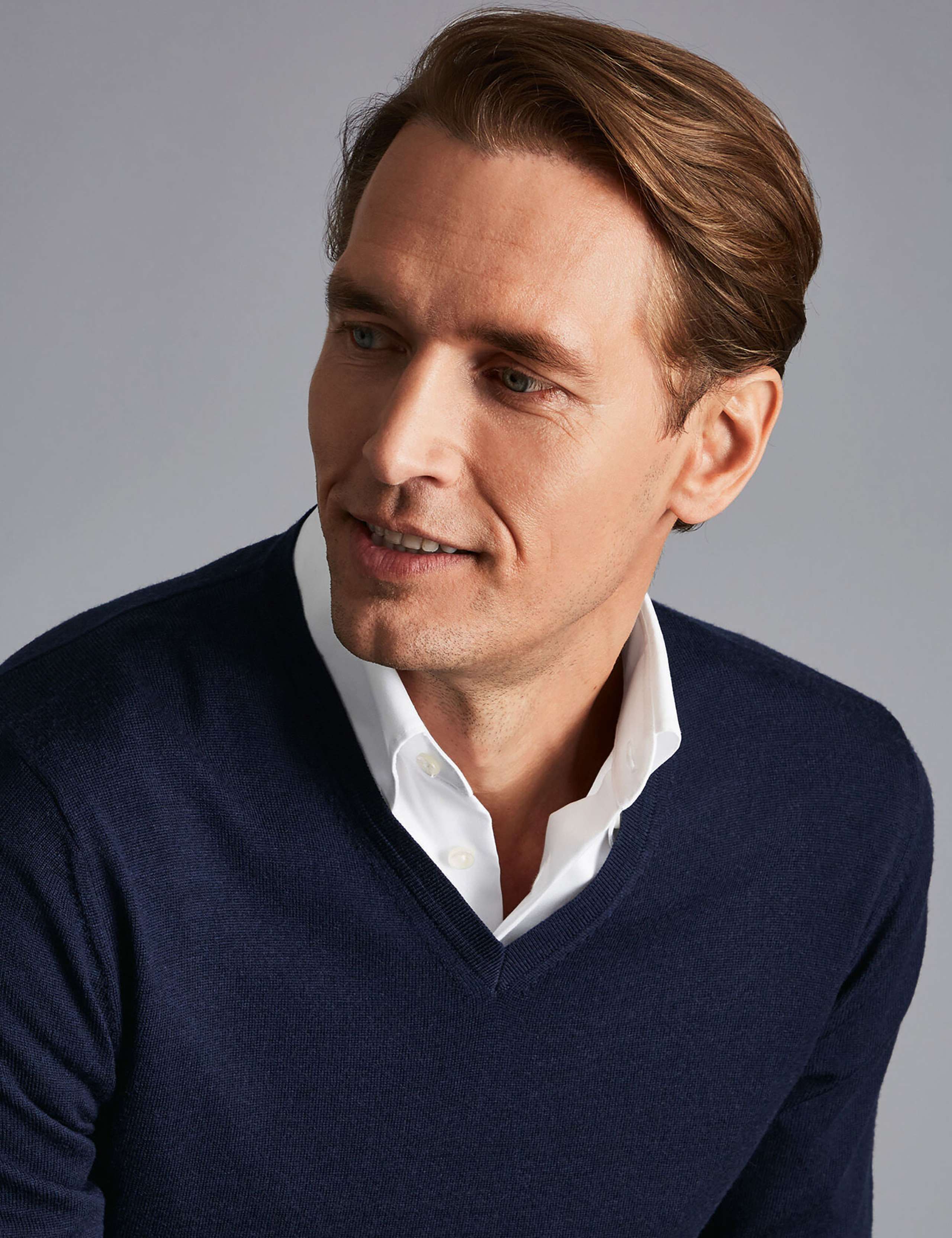 Pure Wool V-Neck Jumper 4 of 6