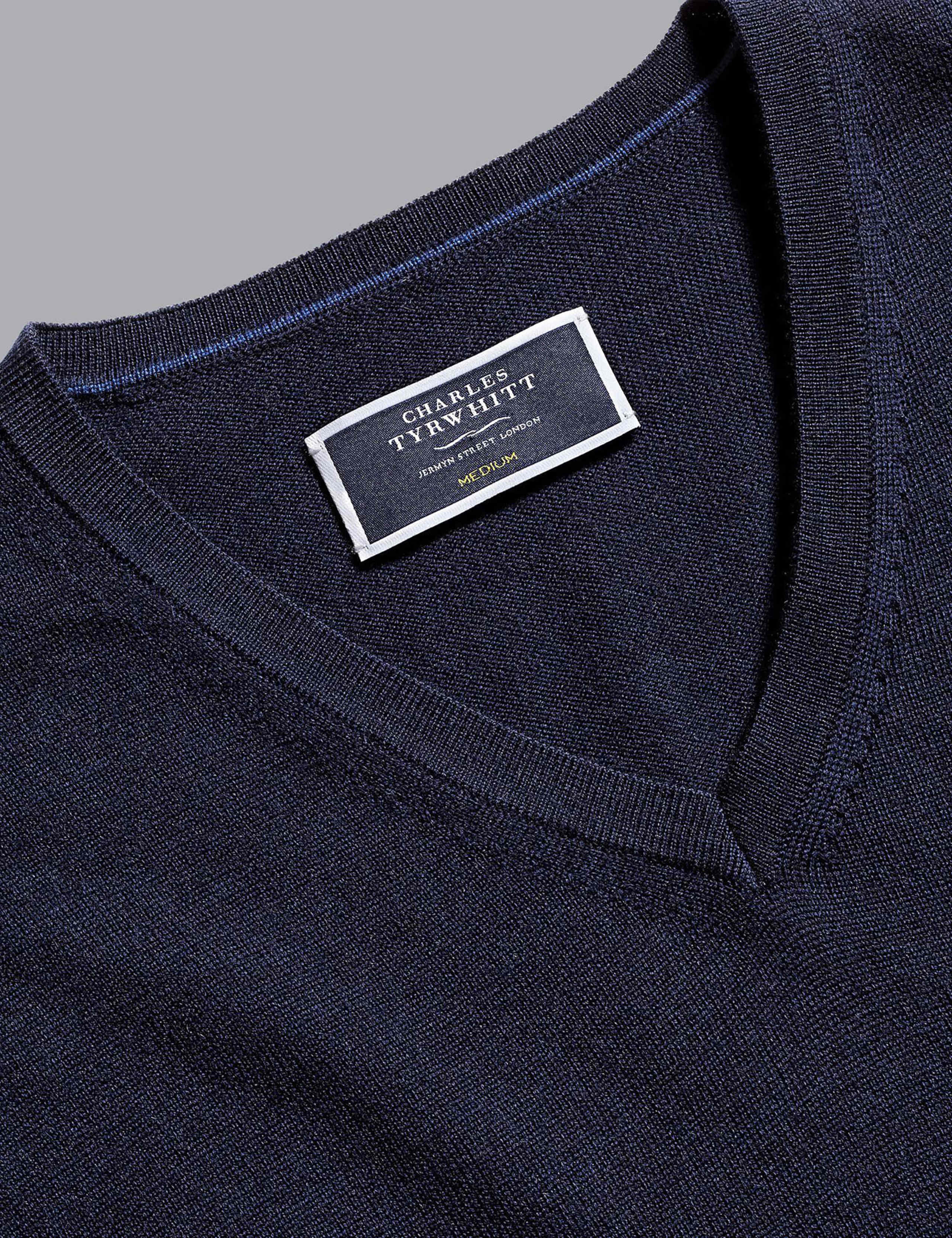 Pure Wool V-Neck Jumper 5 of 6