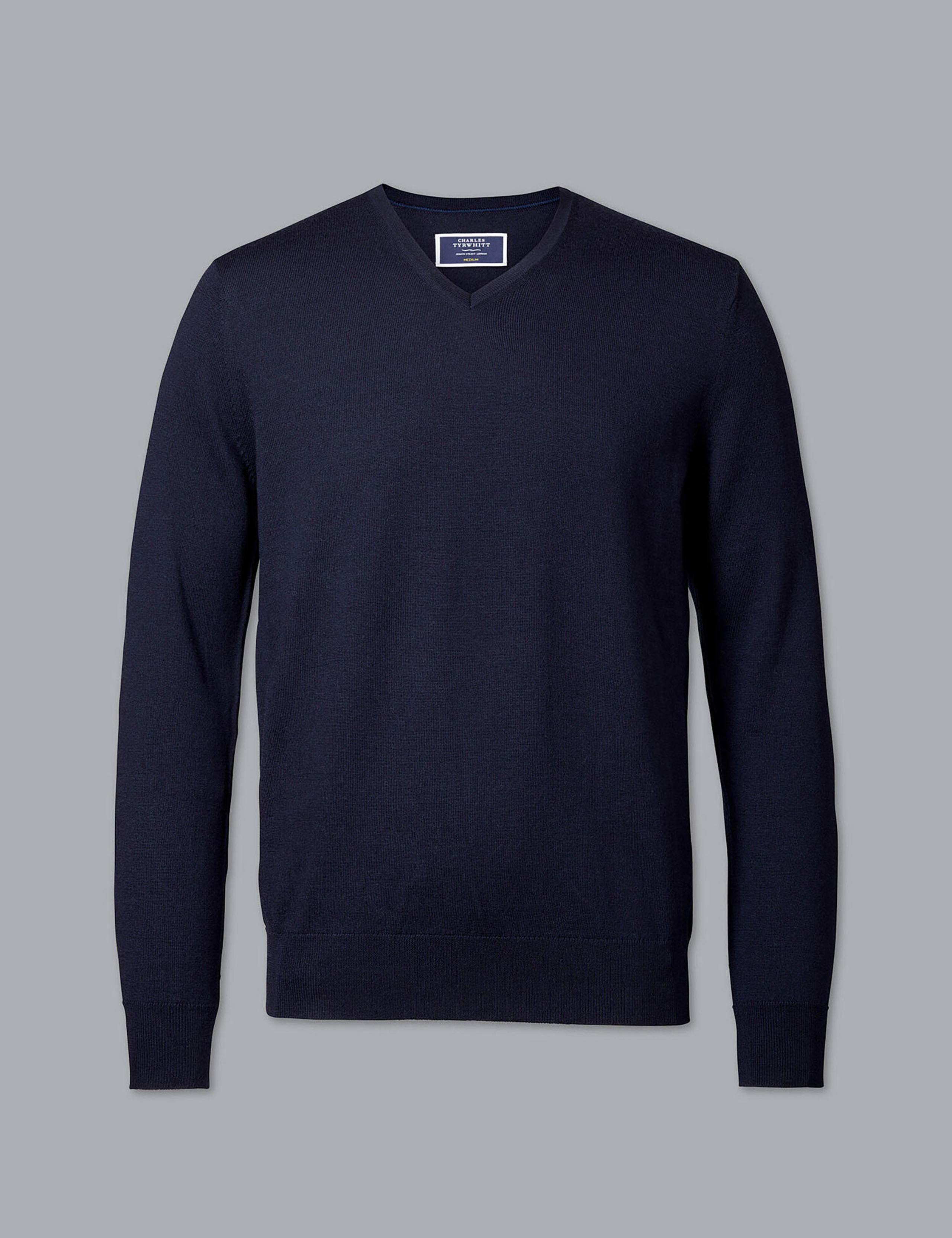Pure Wool V-Neck Jumper 2 of 6