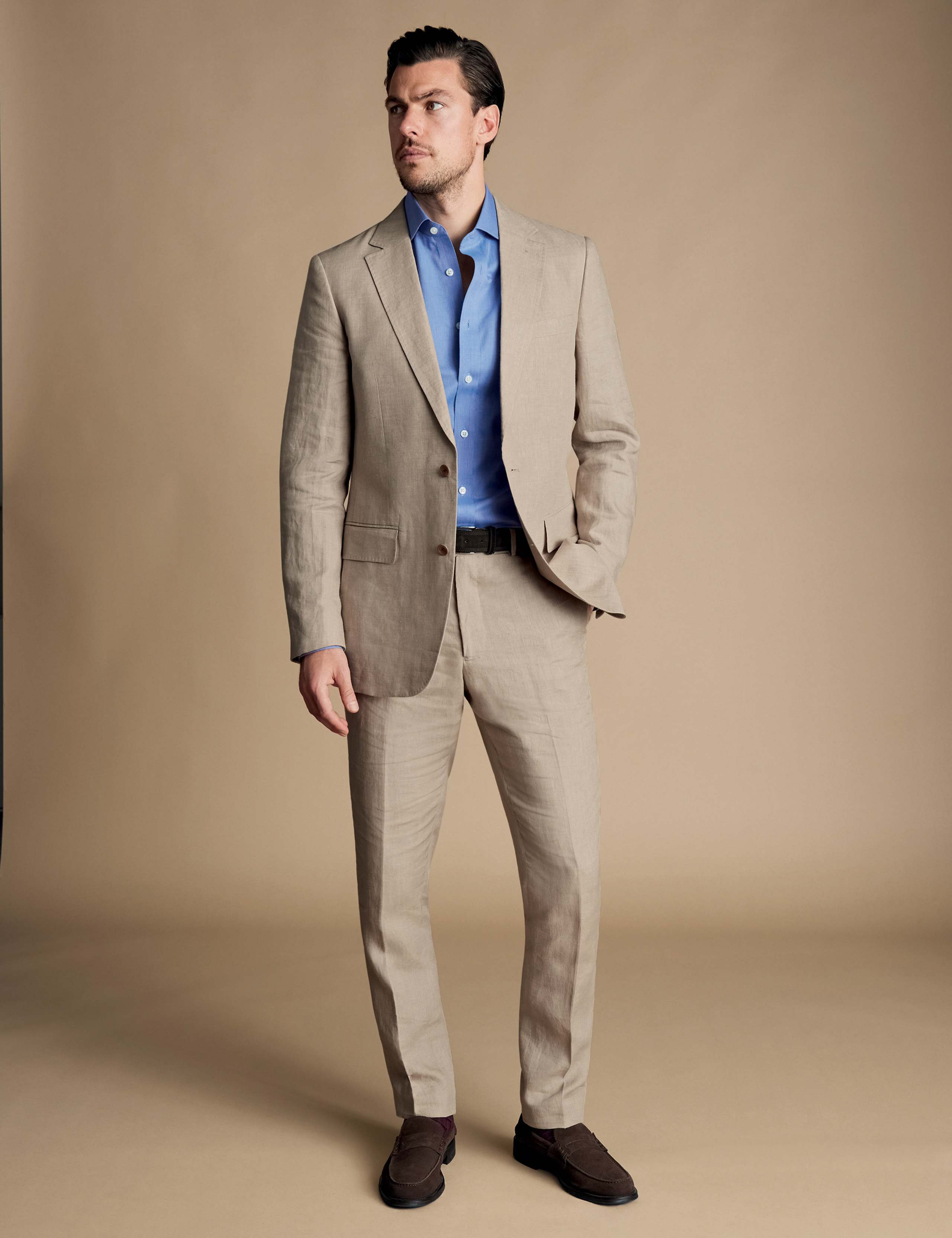 Slim Fit Pure Linen Suit Jacket 2 of 5
