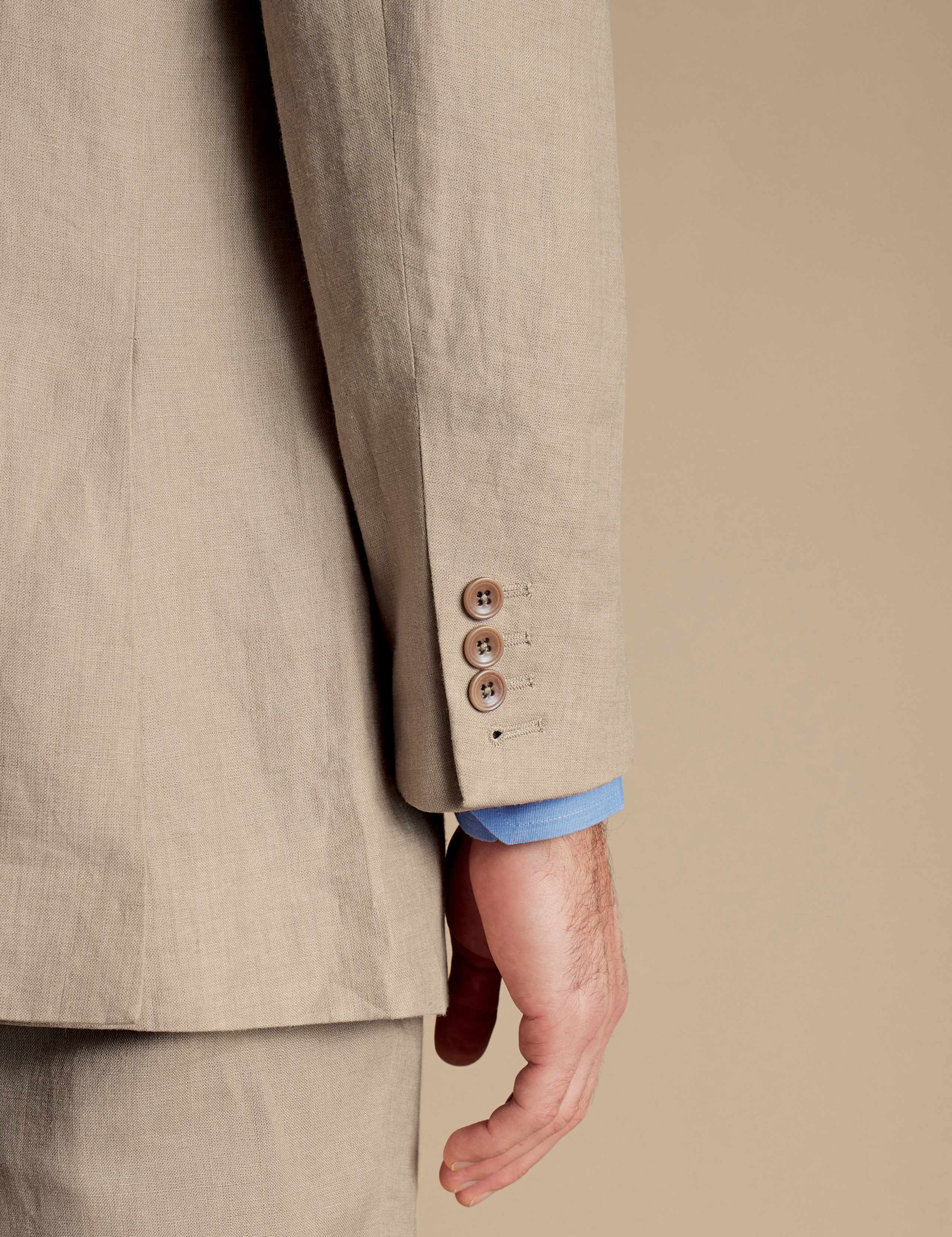 Slim Fit Pure Linen Suit Jacket 4 of 5