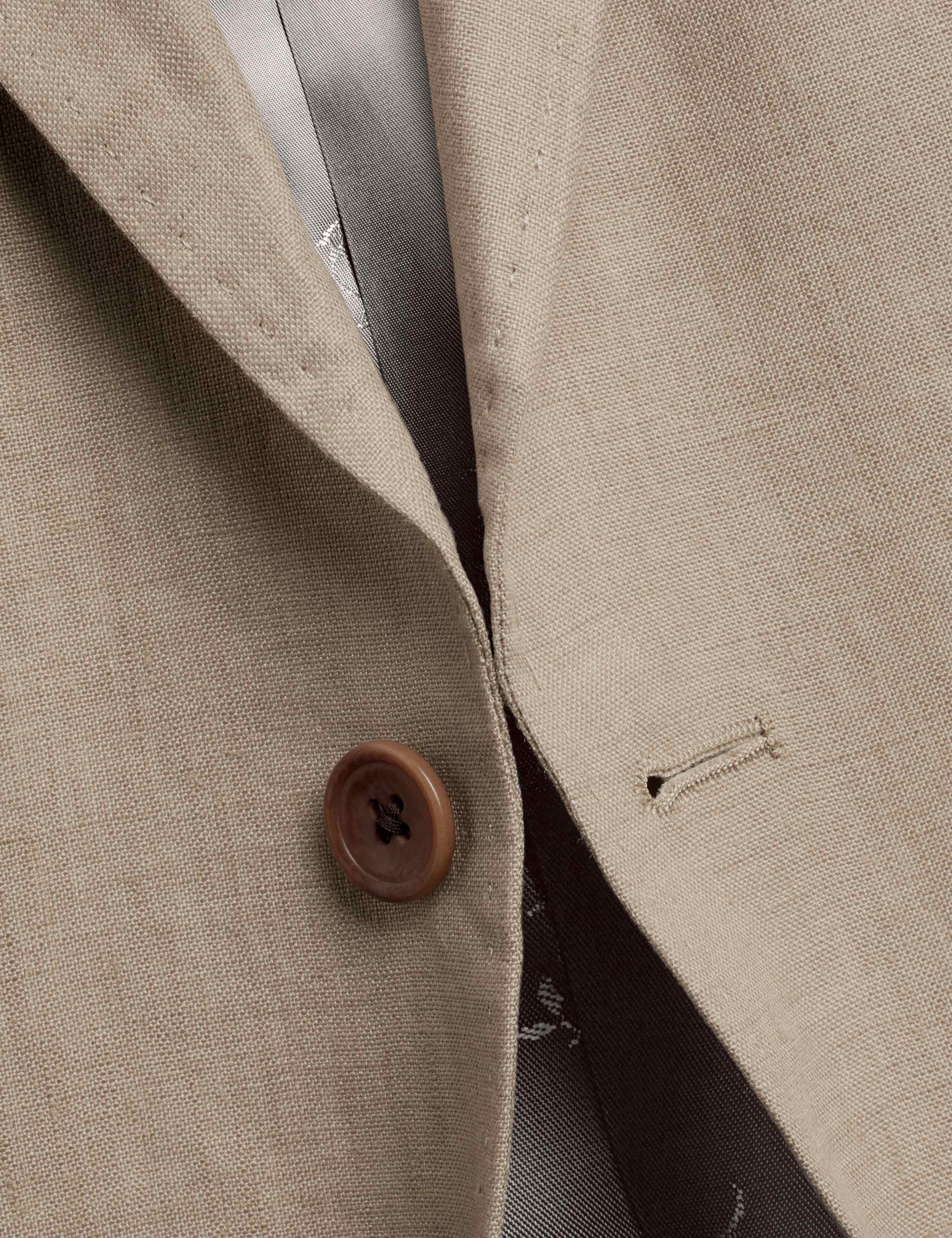 Slim Fit Pure Linen Suit Jacket 5 of 5