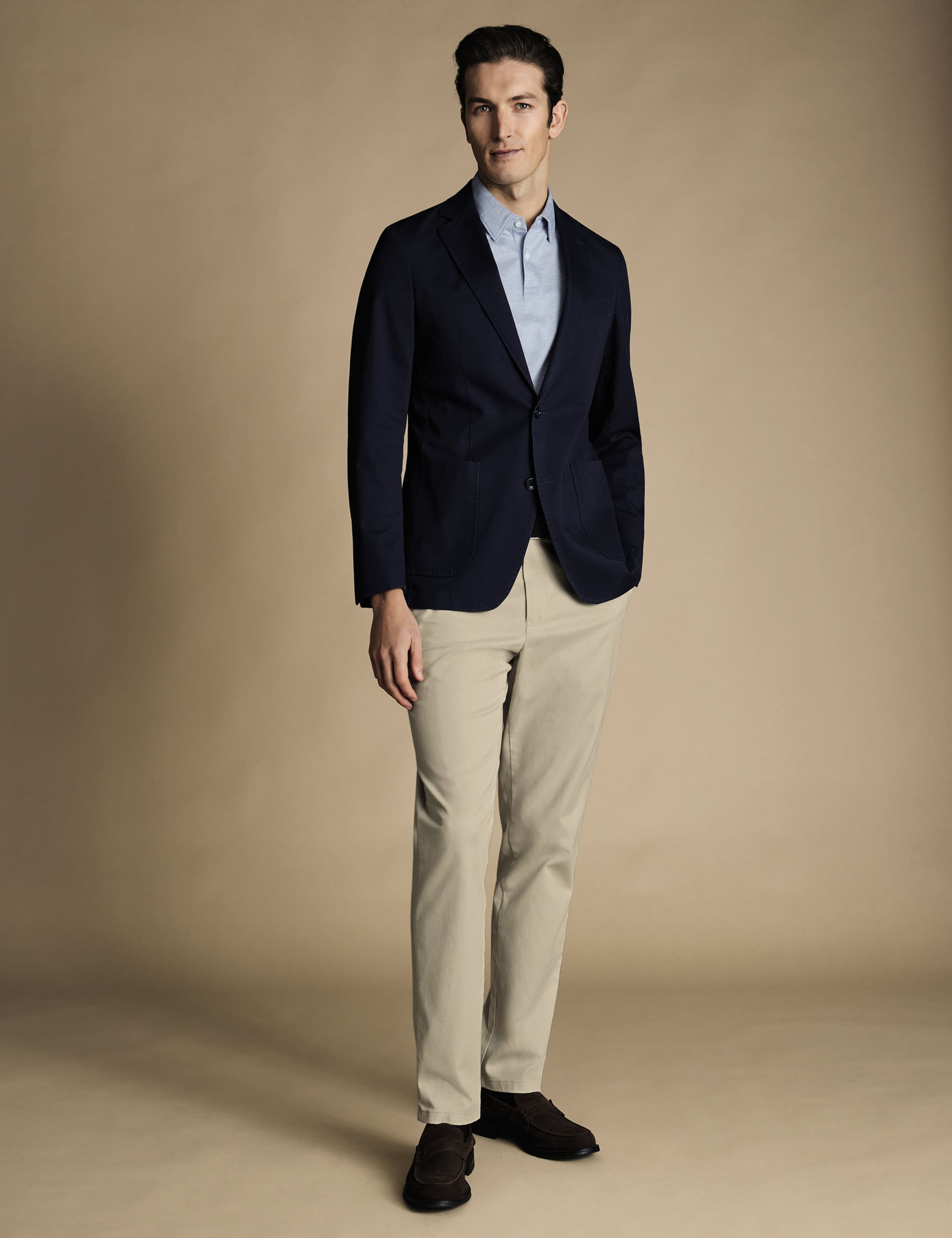 Slim Fit Cotton Rich Blazer 2 of 5