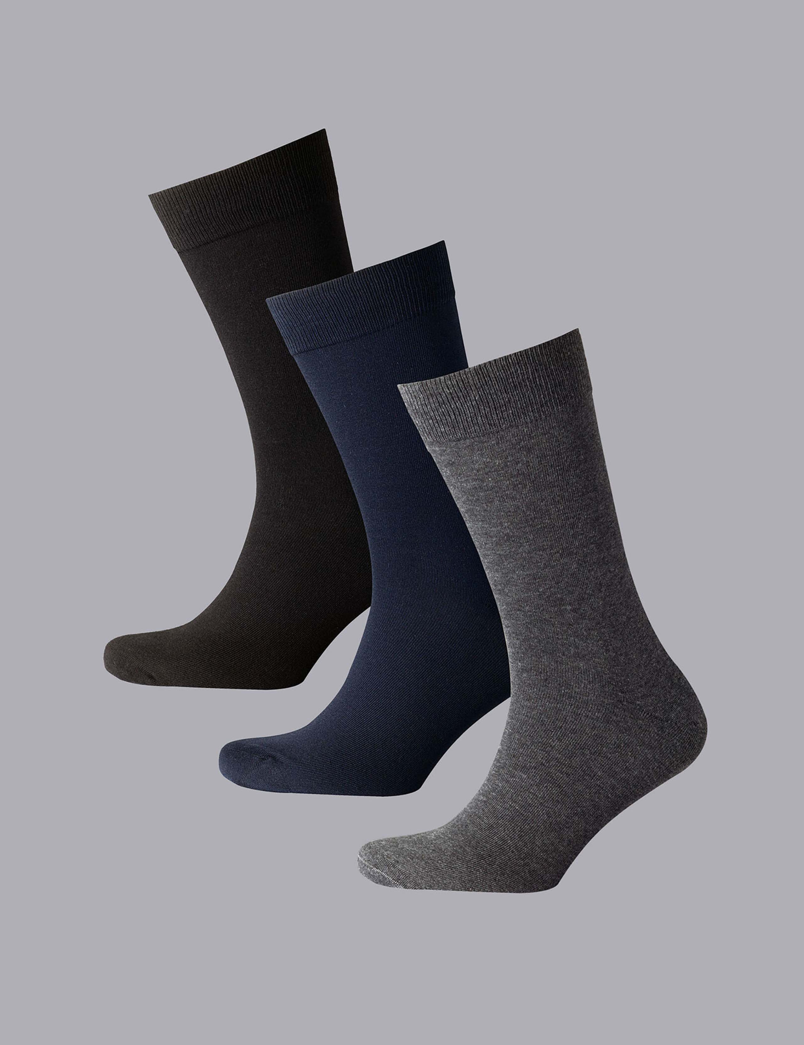 3pk Cotton Rich Socks 1 of 1