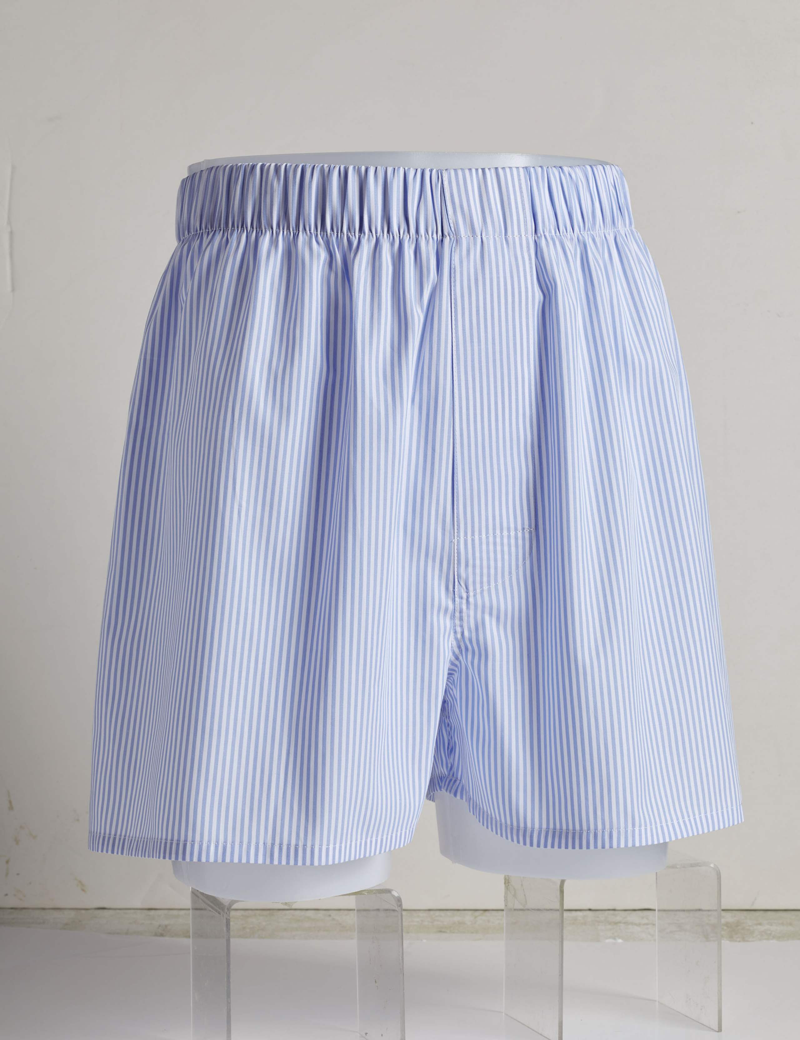 Pure Cotton Striped Woven Boxers 1 of 2