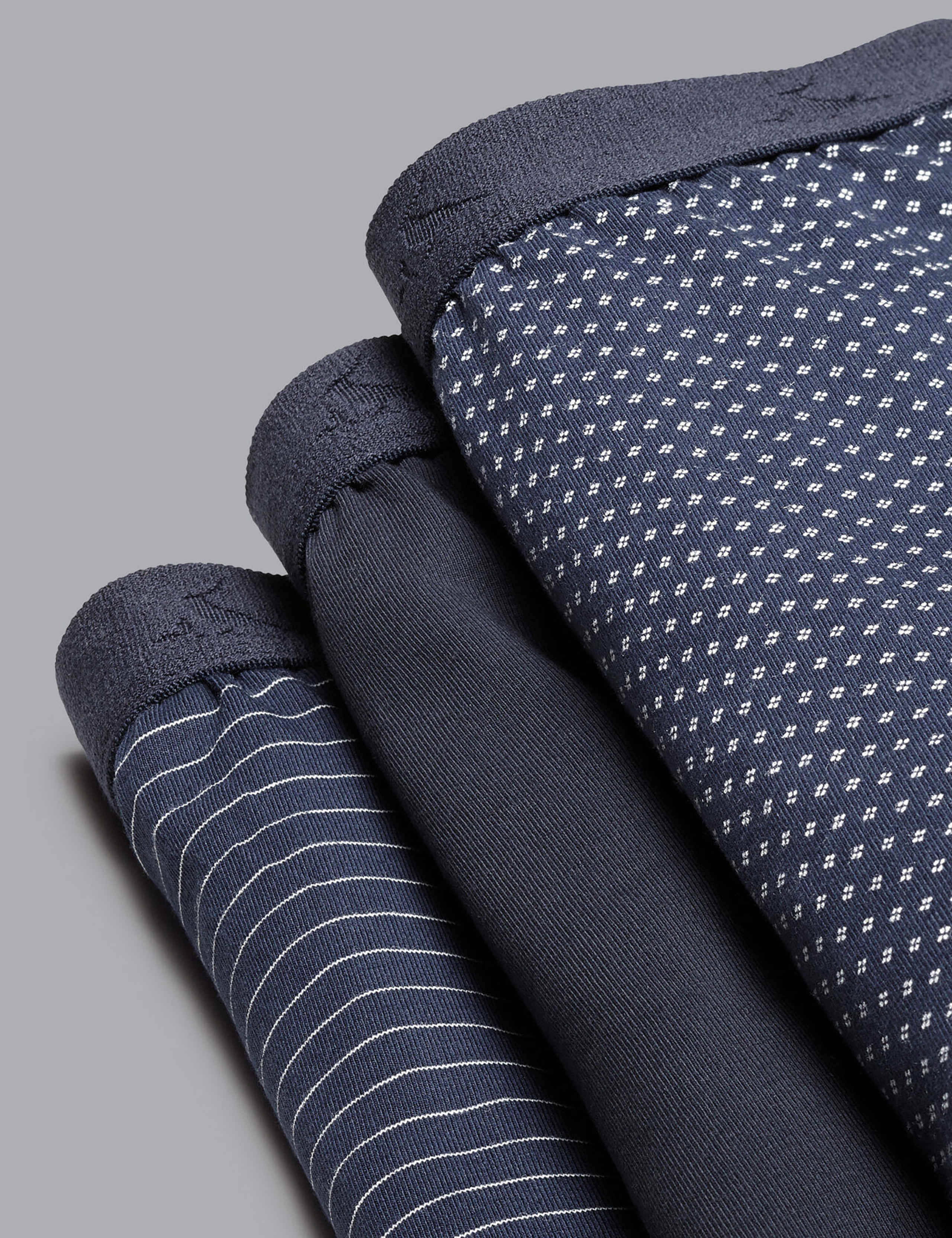 3 Pack Cotton Rich Jersey Assorted Boxers 2 of 2