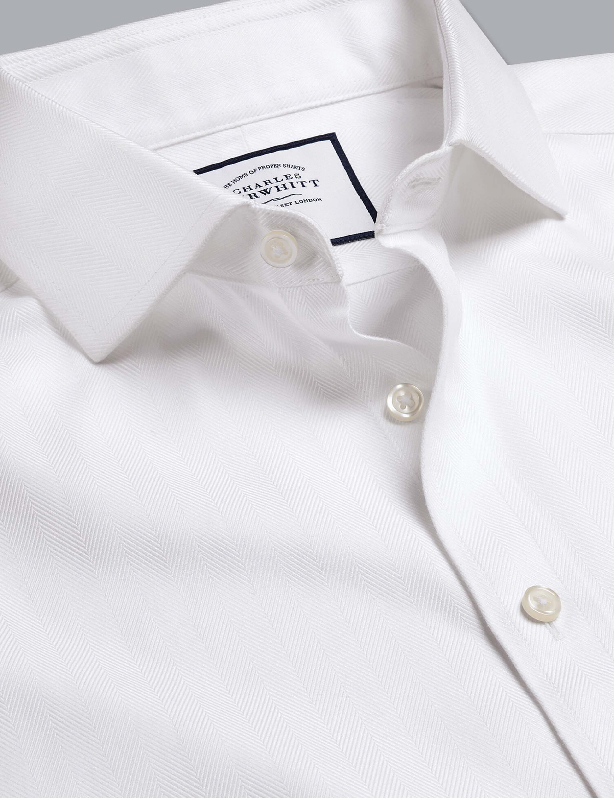 Slim Fit Non Iron Pure Cotton Weave Shirt 4 of 5