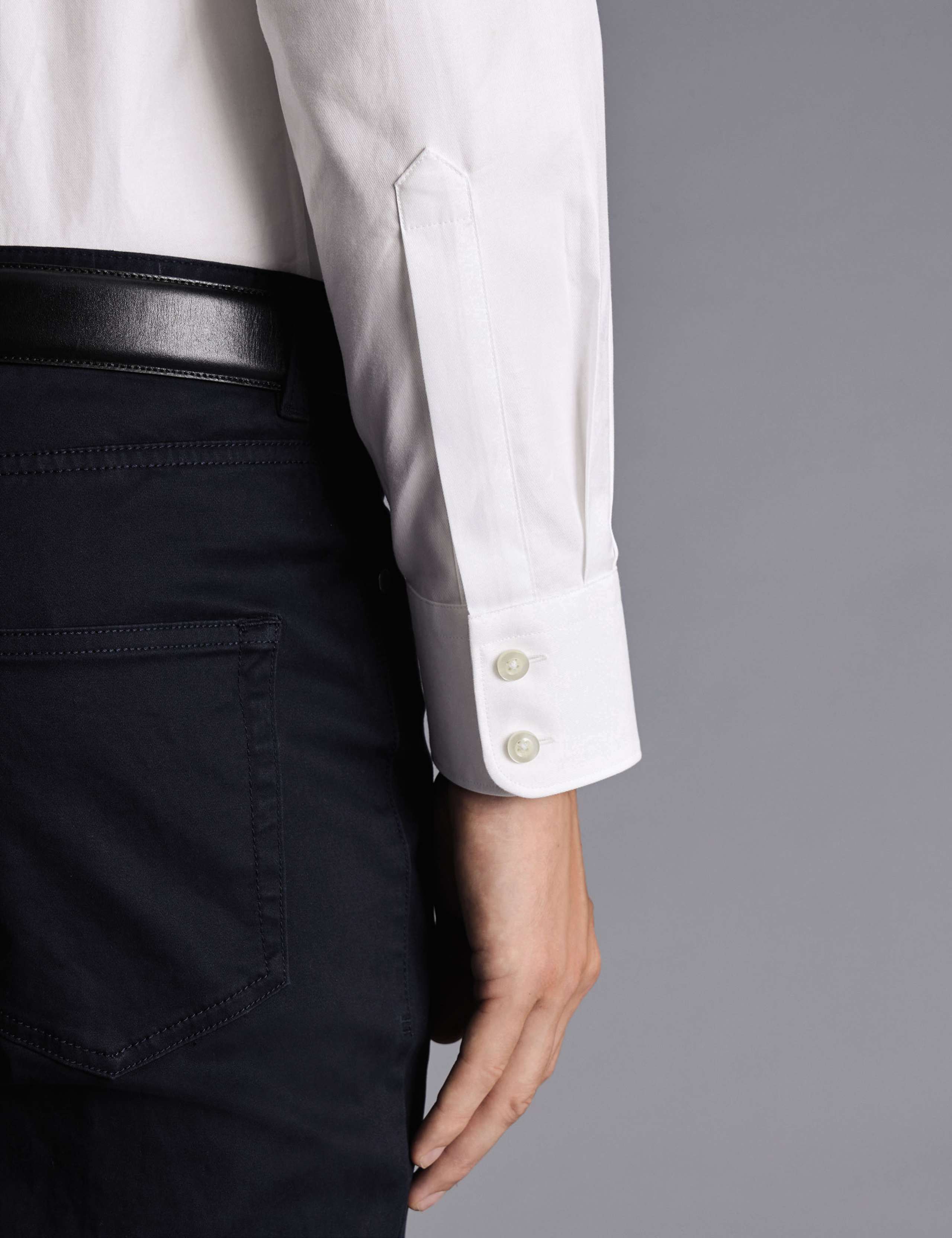 Slim Fit Pure Cotton Twill Oxford Shirt 4 of 5