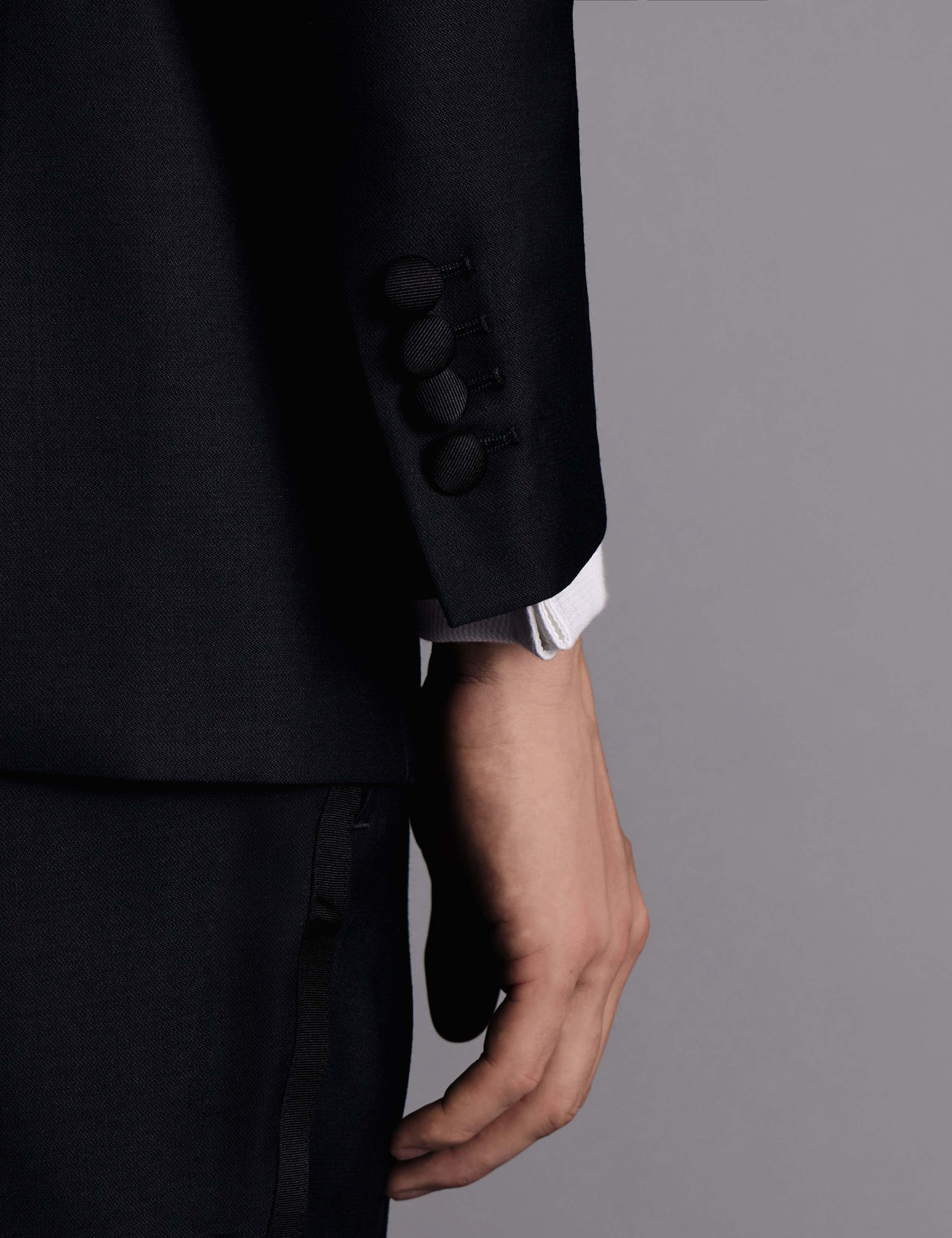 Slim Fit Pure Wool Tuxedo Jacket 4 of 5