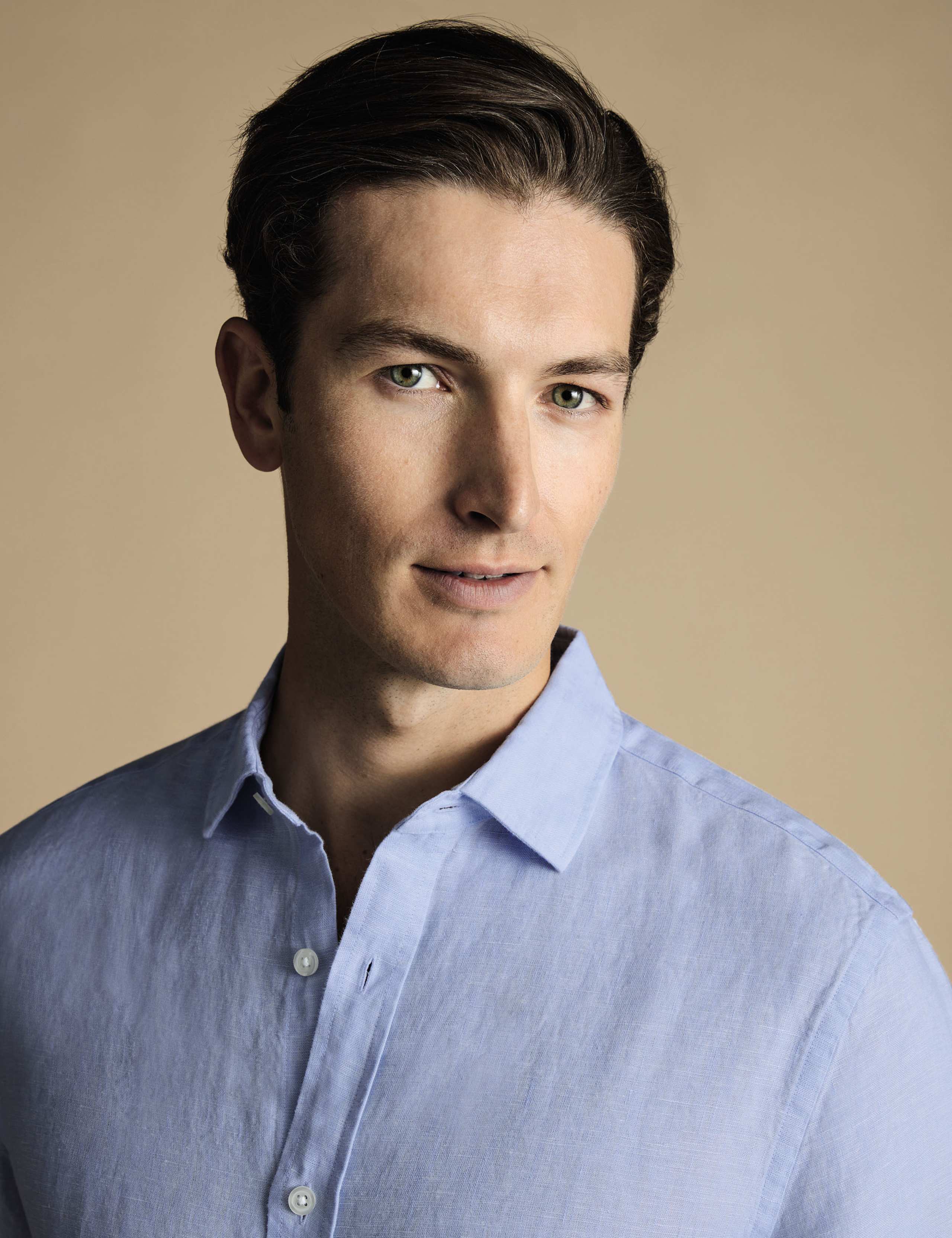 Slim Fit Pure Linen Shirt 3 of 6