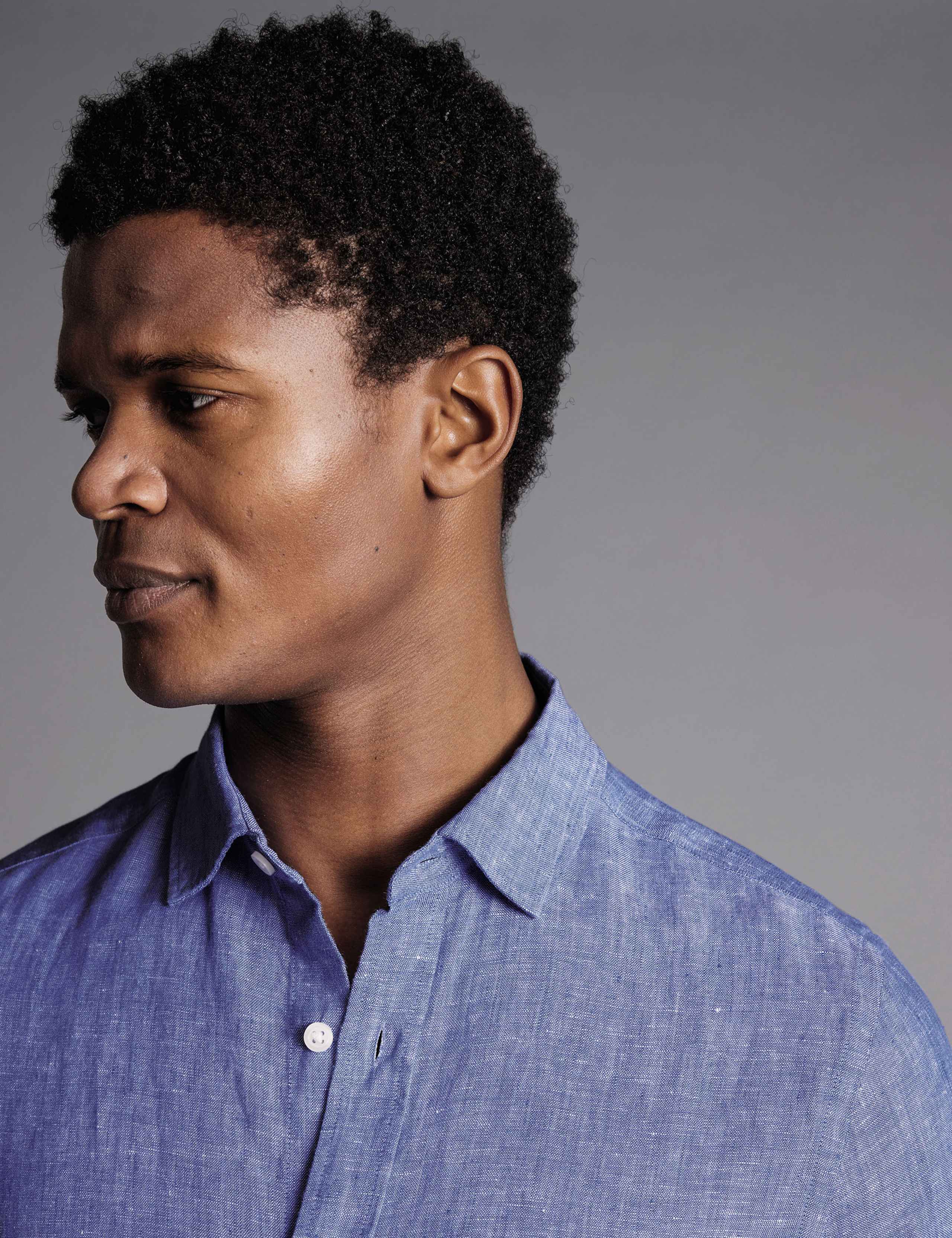 Slim Fit Pure Linen Shirt 3 of 5