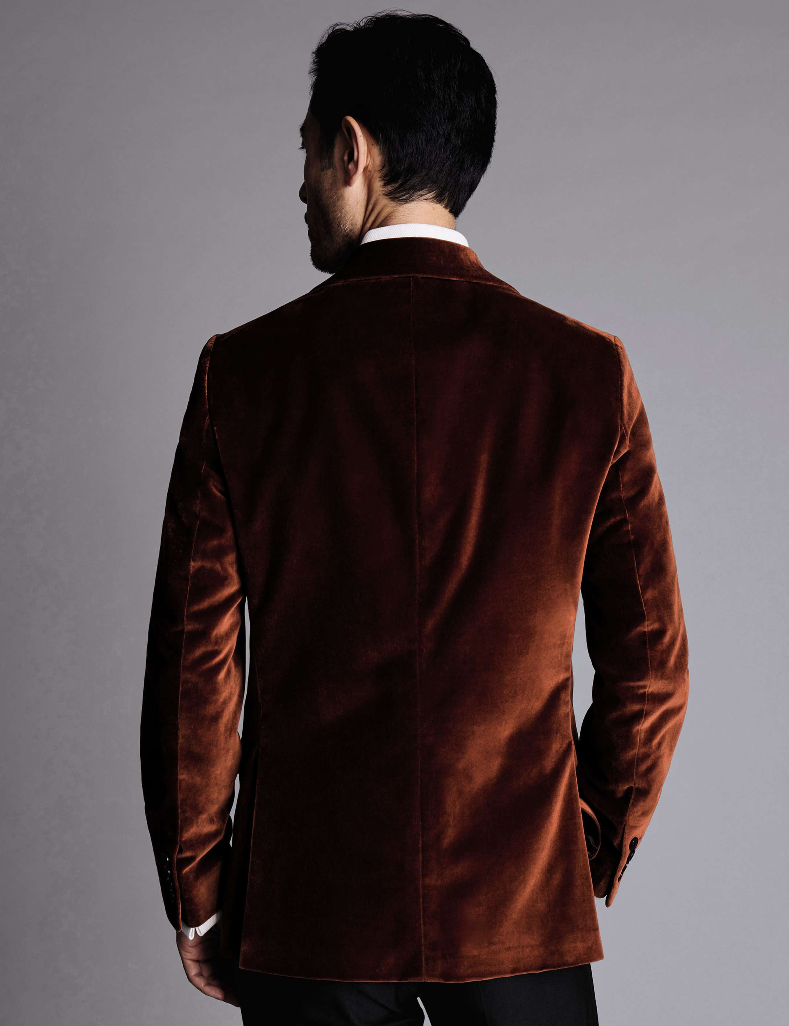 Slim Fit Italian Velvet Jacket 3 of 5
