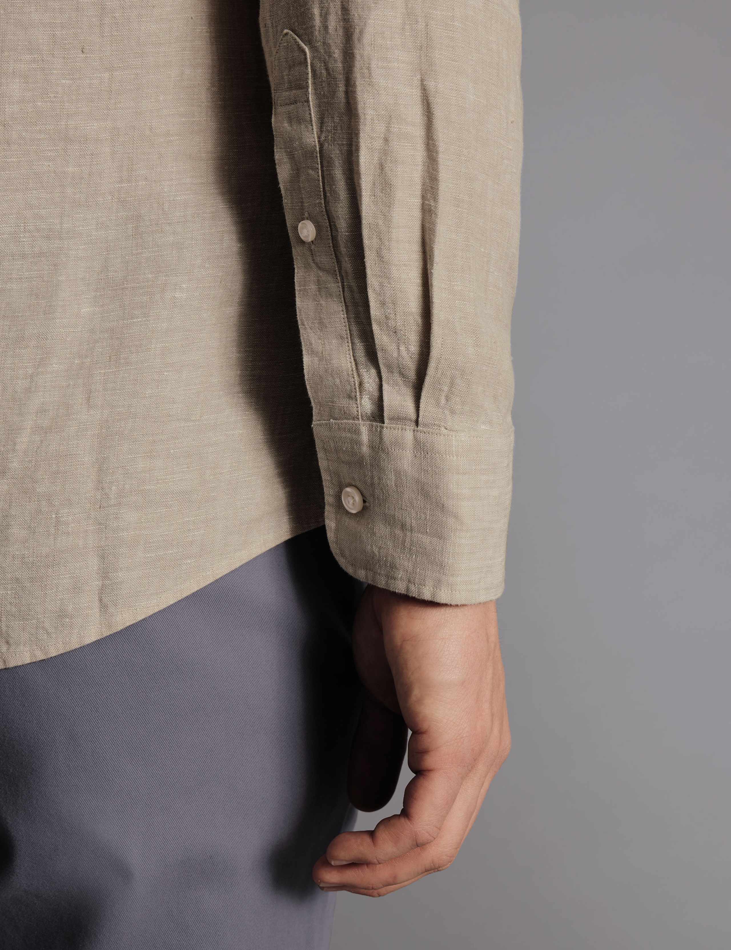 Slim Fit Pure Linen Shirt 5 of 7