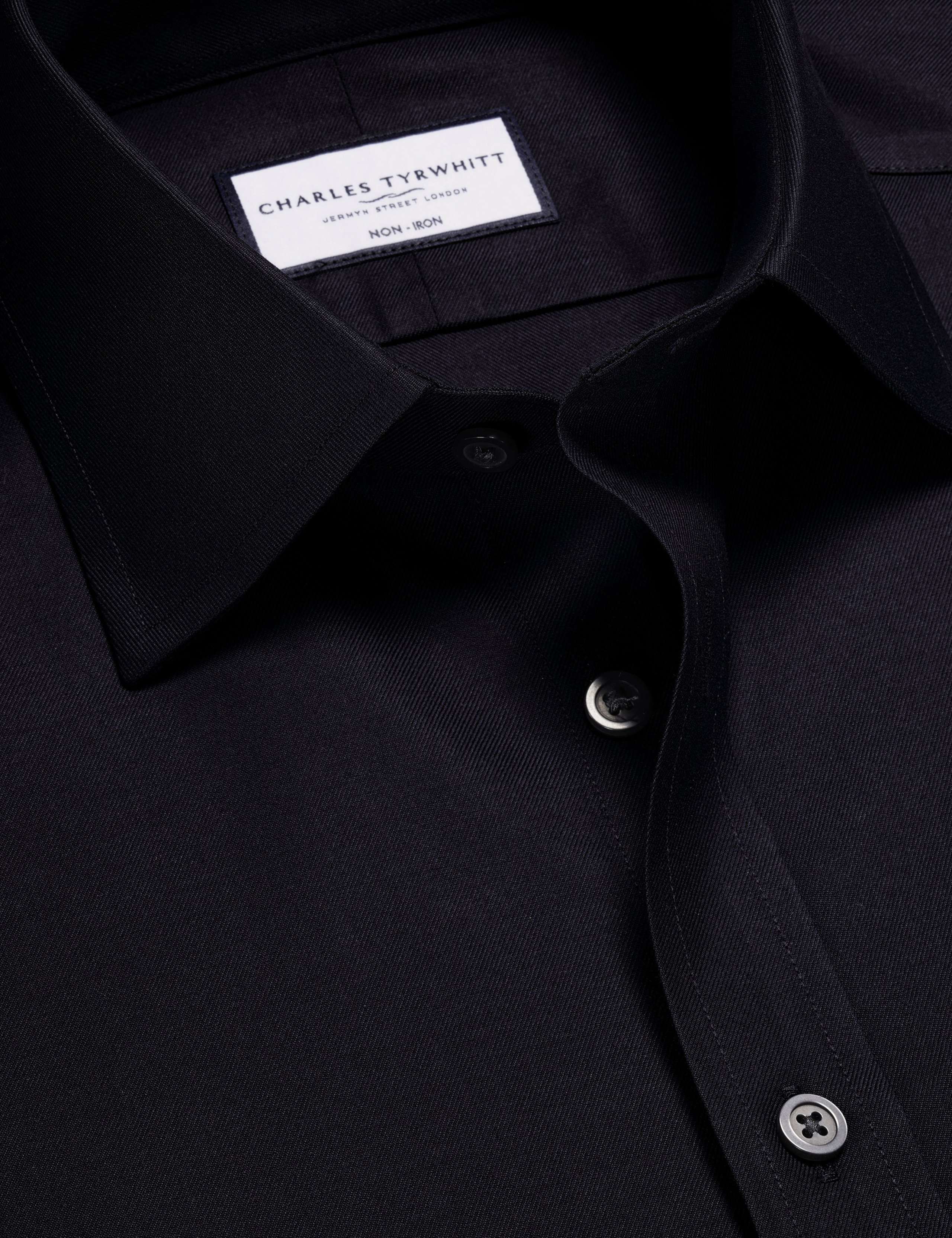 Slim Fit Non Iron Pure Cotton Twill Shirt 4 of 5