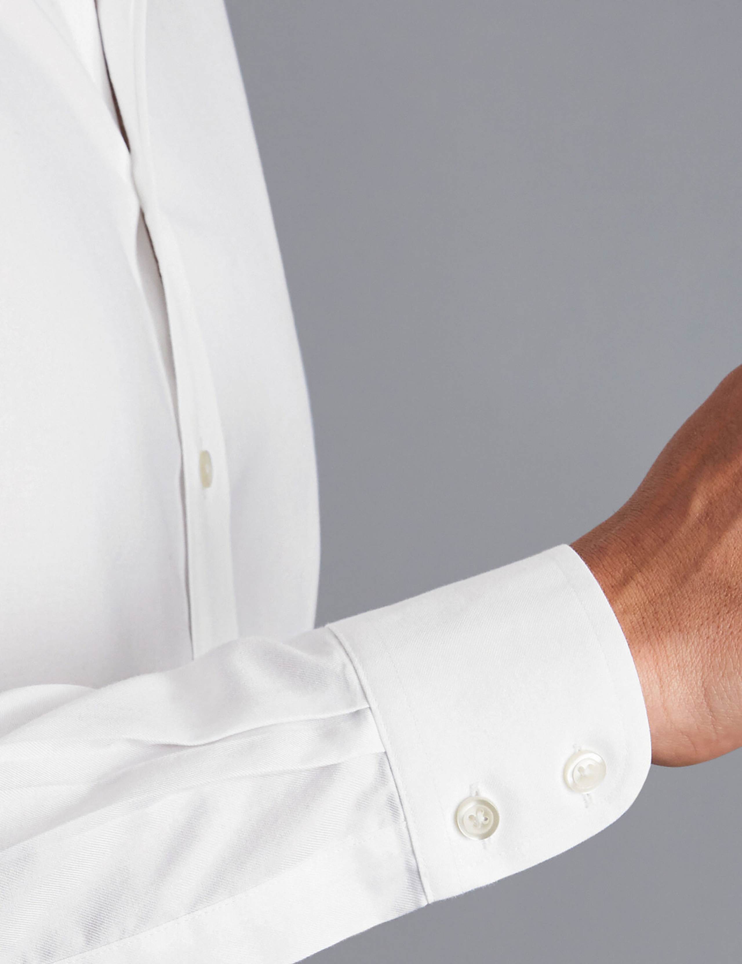Slim Fit Non Iron Pure Cotton Twill Shirt 4 of 6