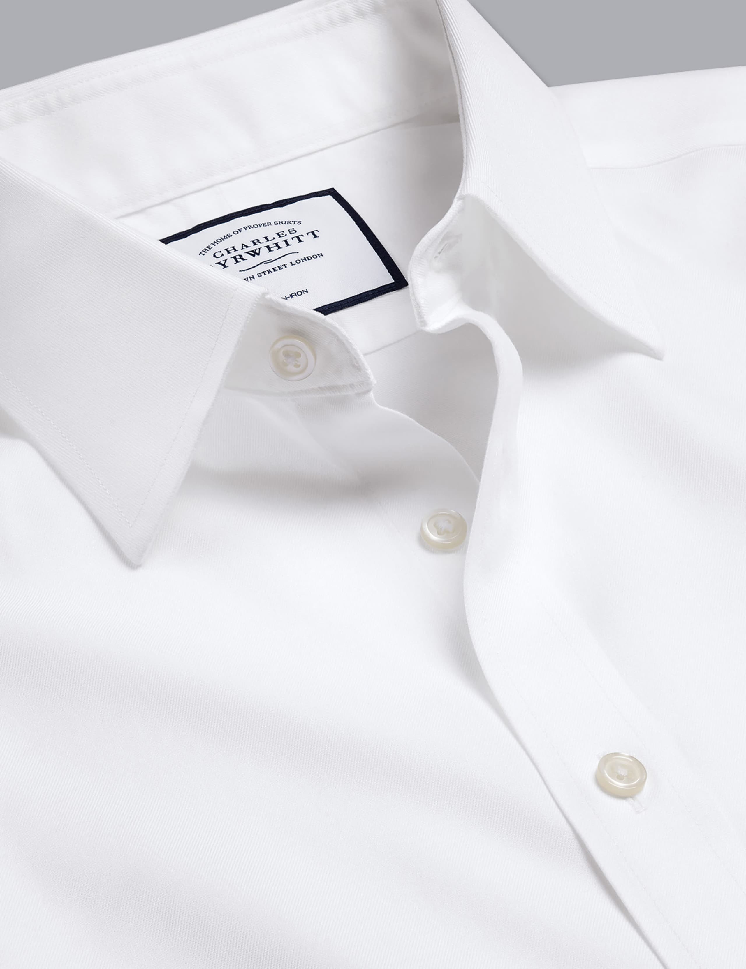 Slim Fit Non Iron Pure Cotton Twill Shirt 5 of 6