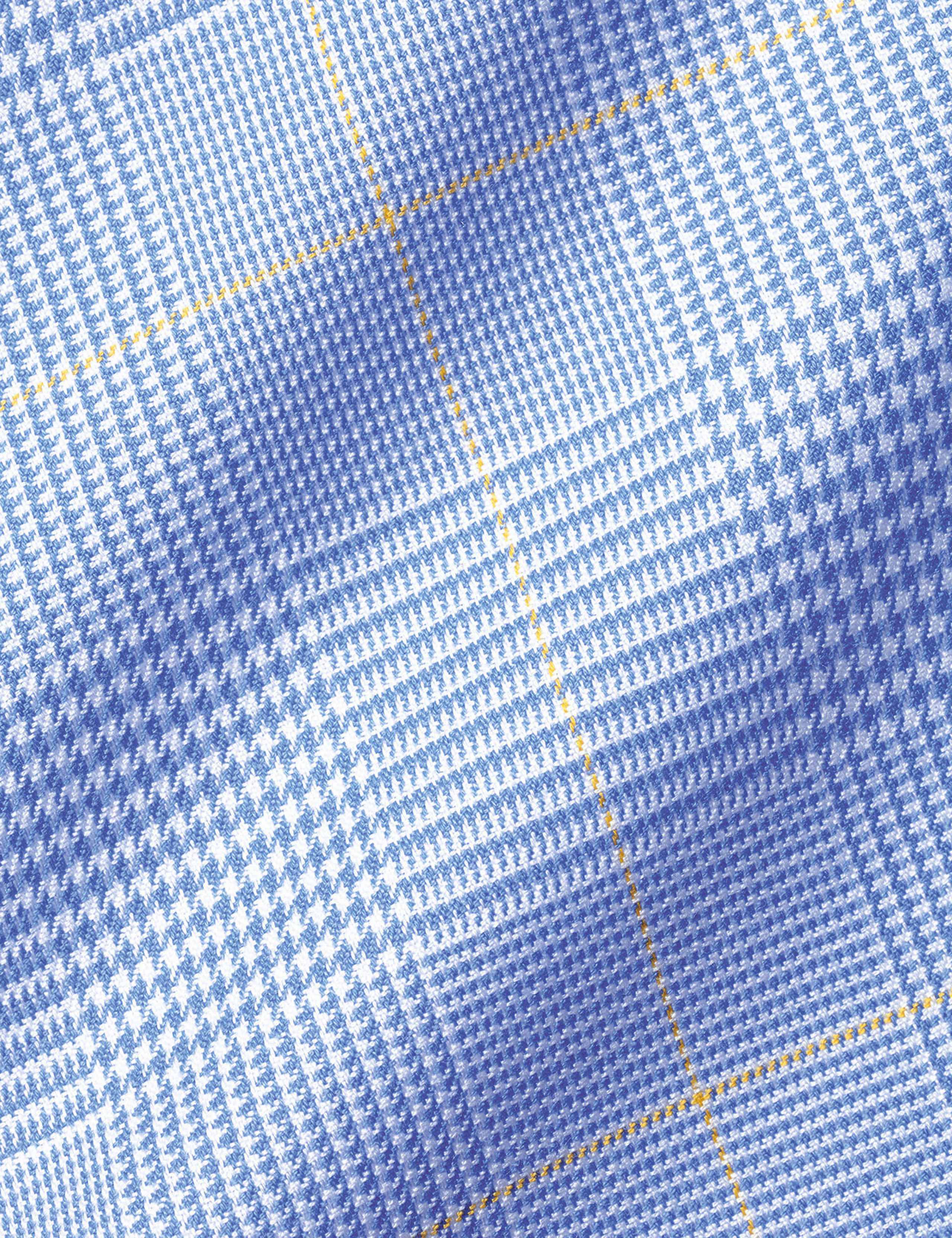 Slim Fit Non Iron Pure Cotton Twill Check Shirt 5 of 5