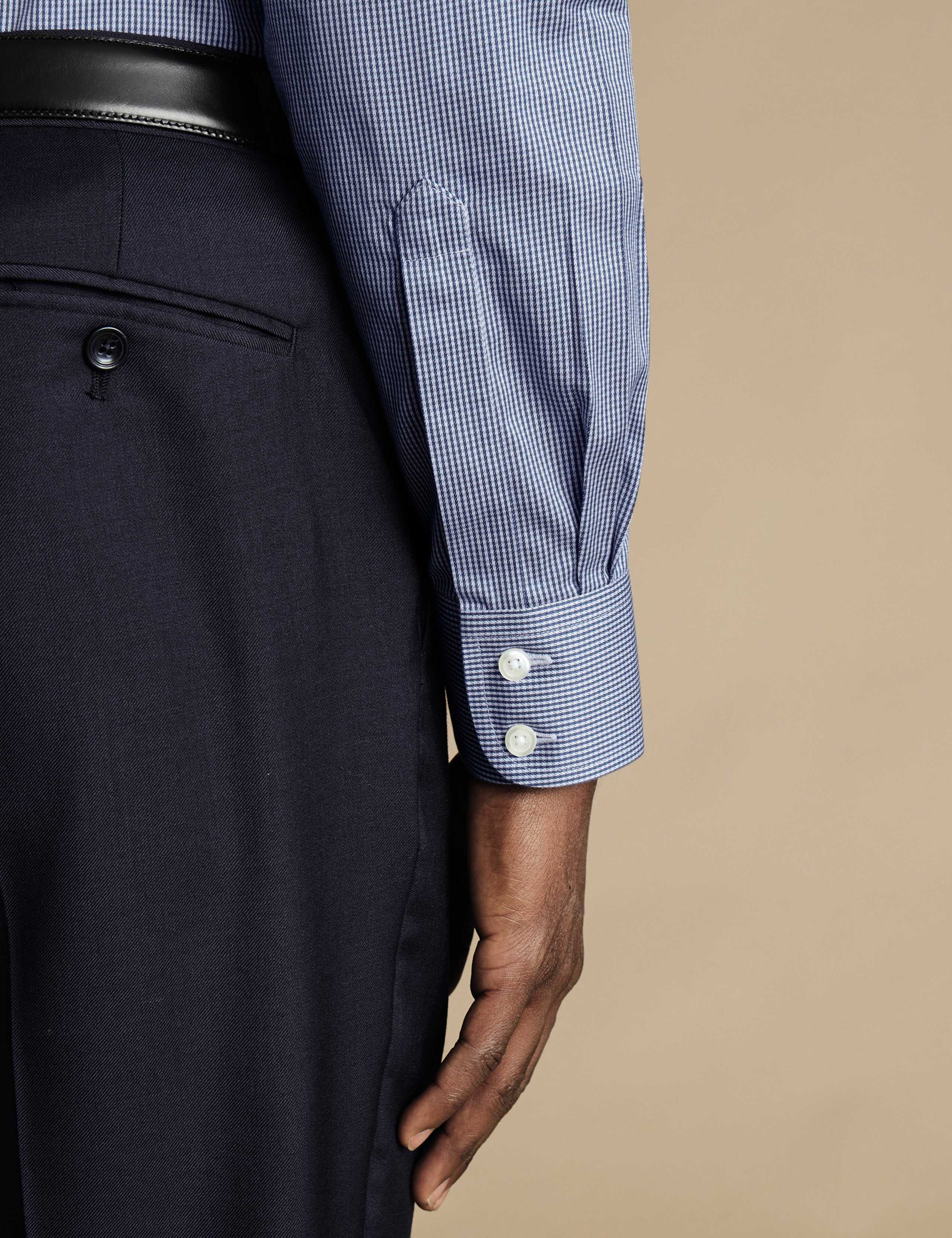 Slim Fit Non Iron Twill Check Shirt 4 of 6