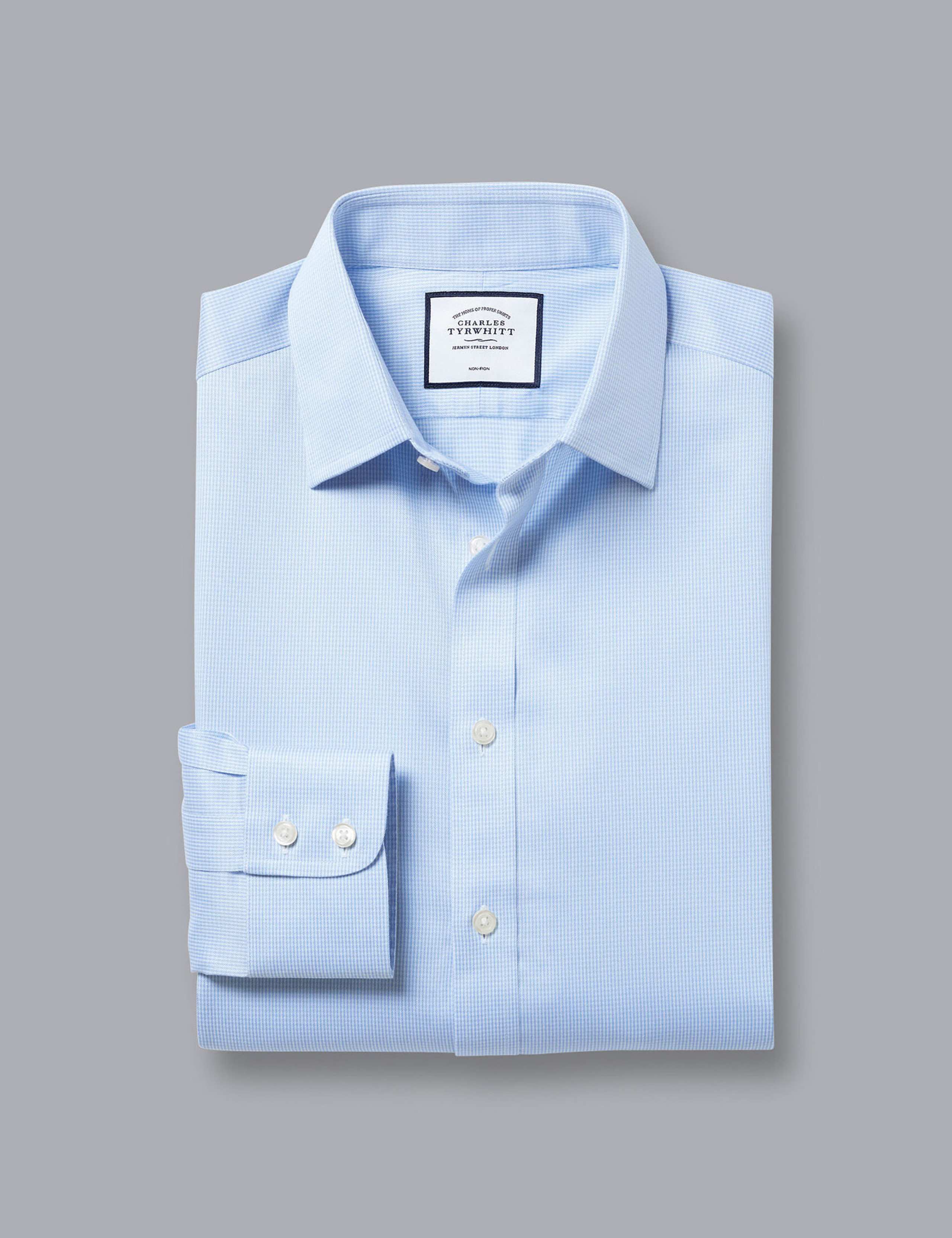 Slim Fit Non Iron Twill Check Shirt 2 of 6