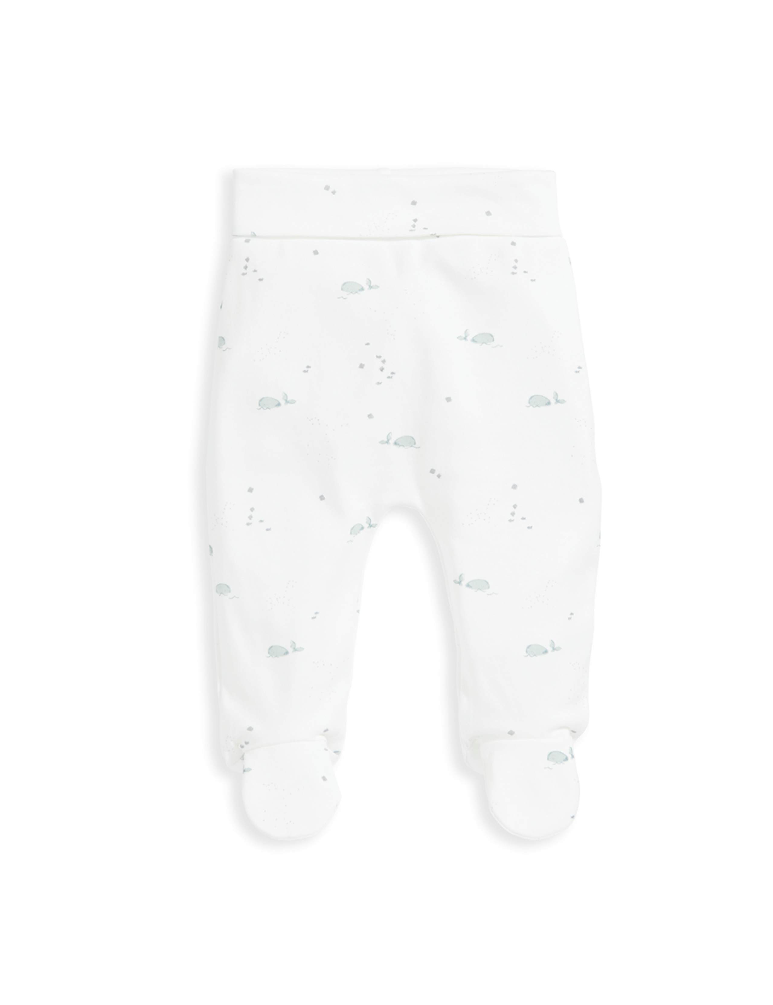 3pc Pure Cotton Whale Outfit (7lbs-6 Mths) 6 of 8