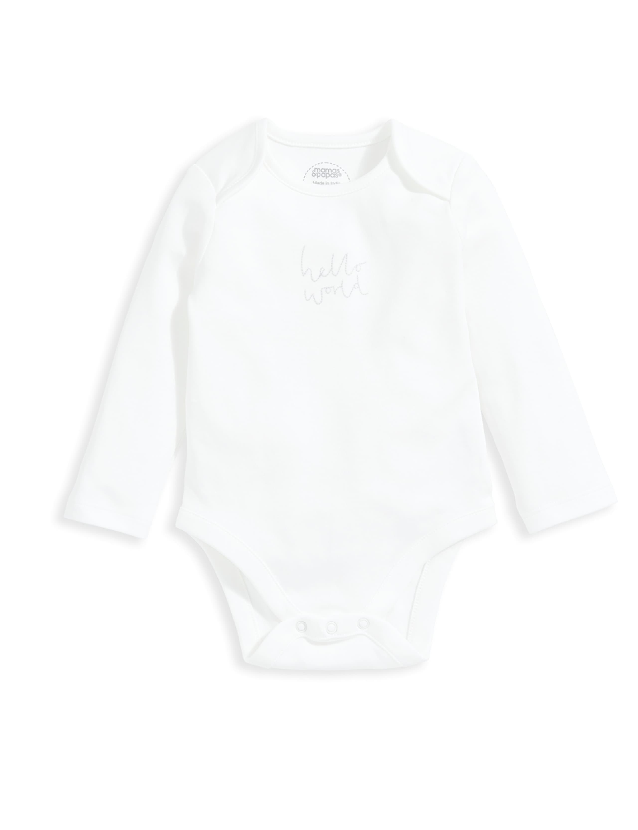 3pc Pure Cotton Whale Outfit (7lbs-6 Mths) 7 of 8