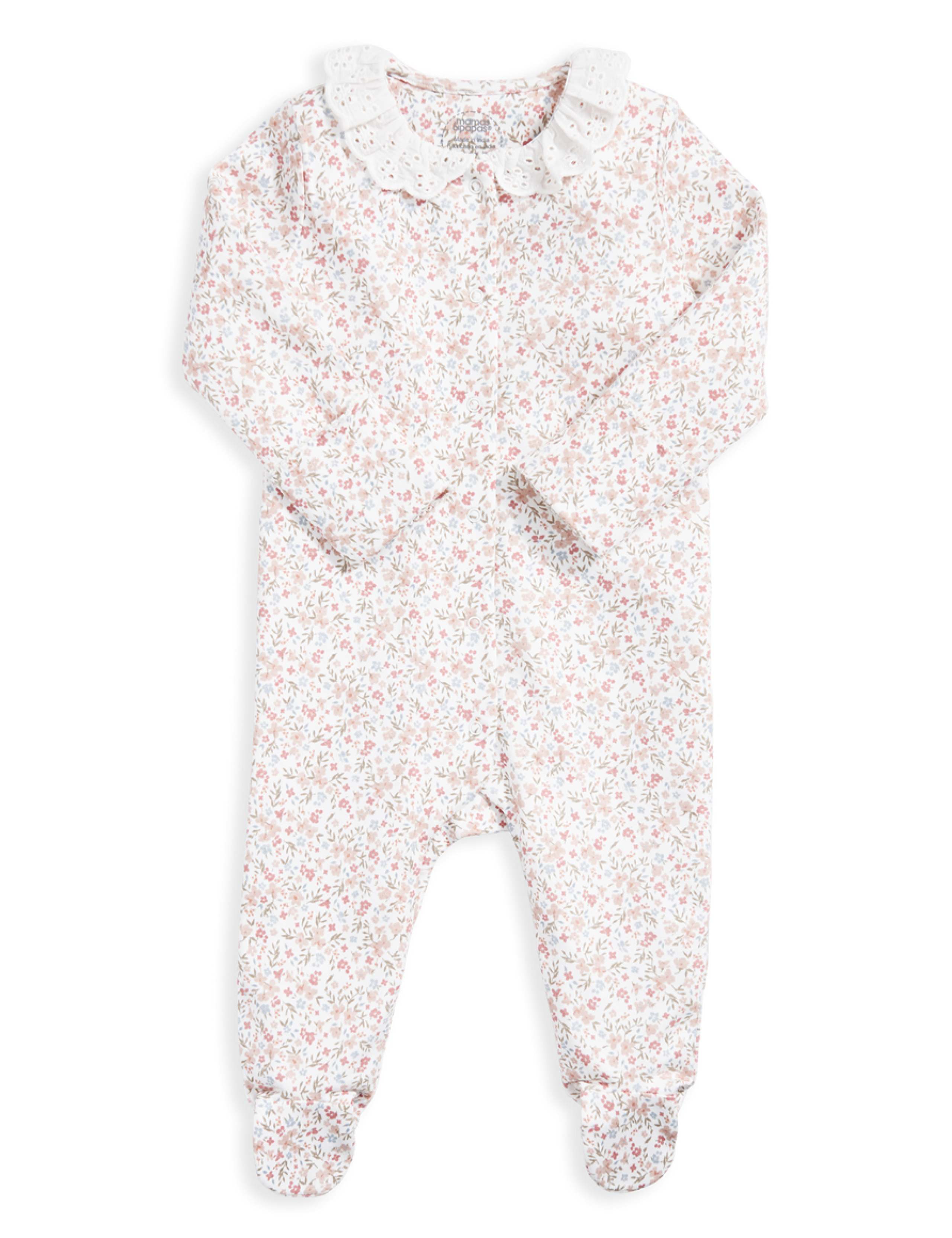 5pc Pure Cotton Floral Starter Set (7lbs-1 Yrs) 3 of 7