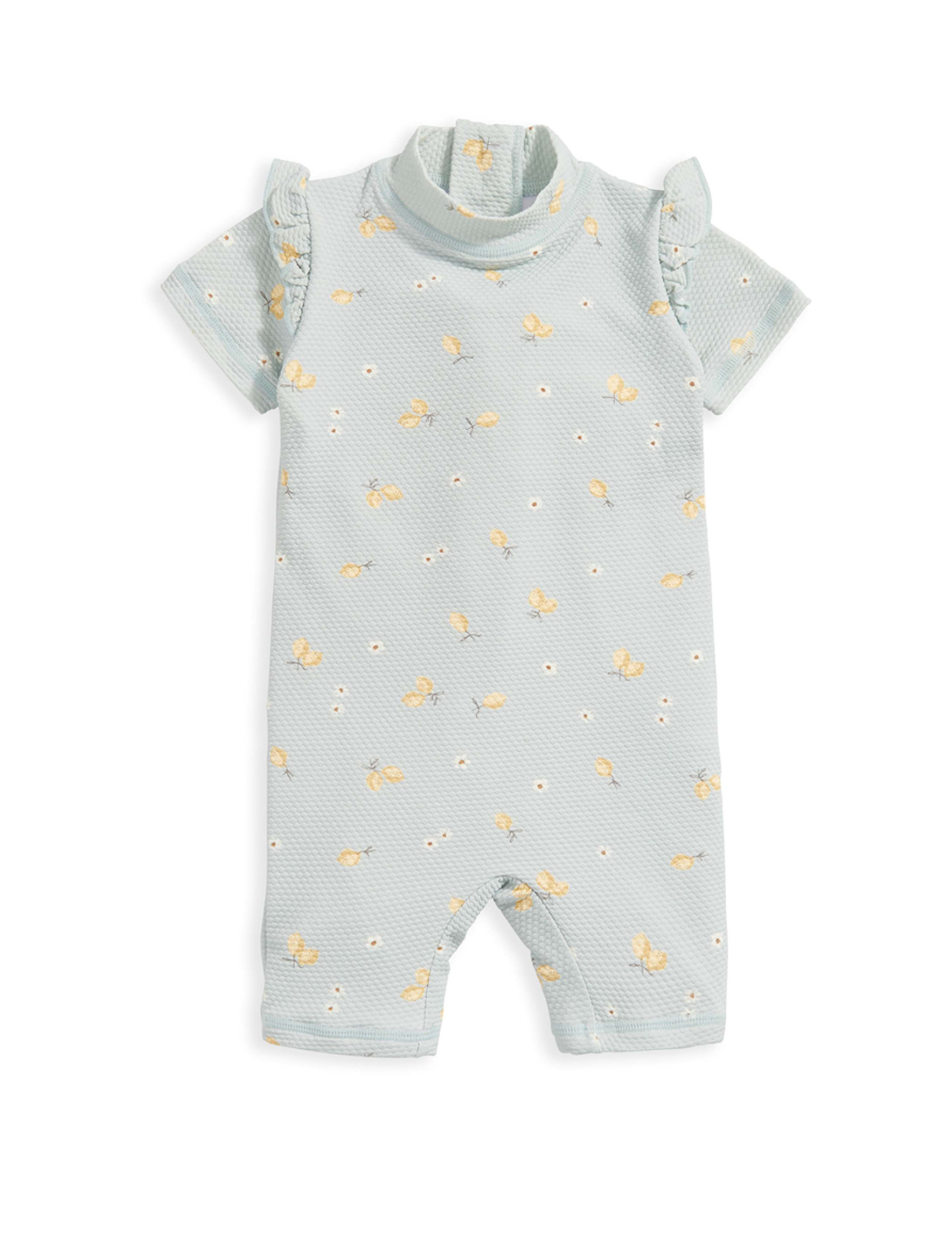 Lemon Print Textured Rashsuit (0-3 Yrs) 2 of 2